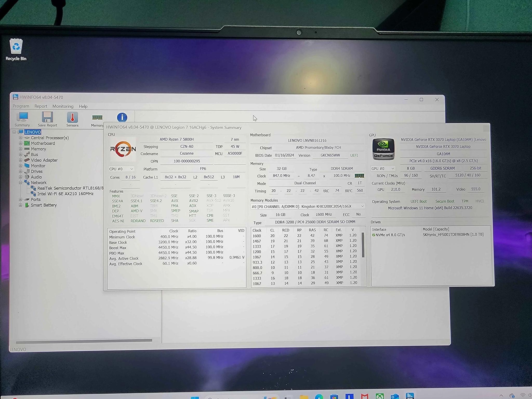 Lenovo Legion 7 16ACHg6