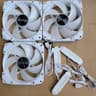 3 Pack Cougar Apolar 120mm RGB Fans - White - Used