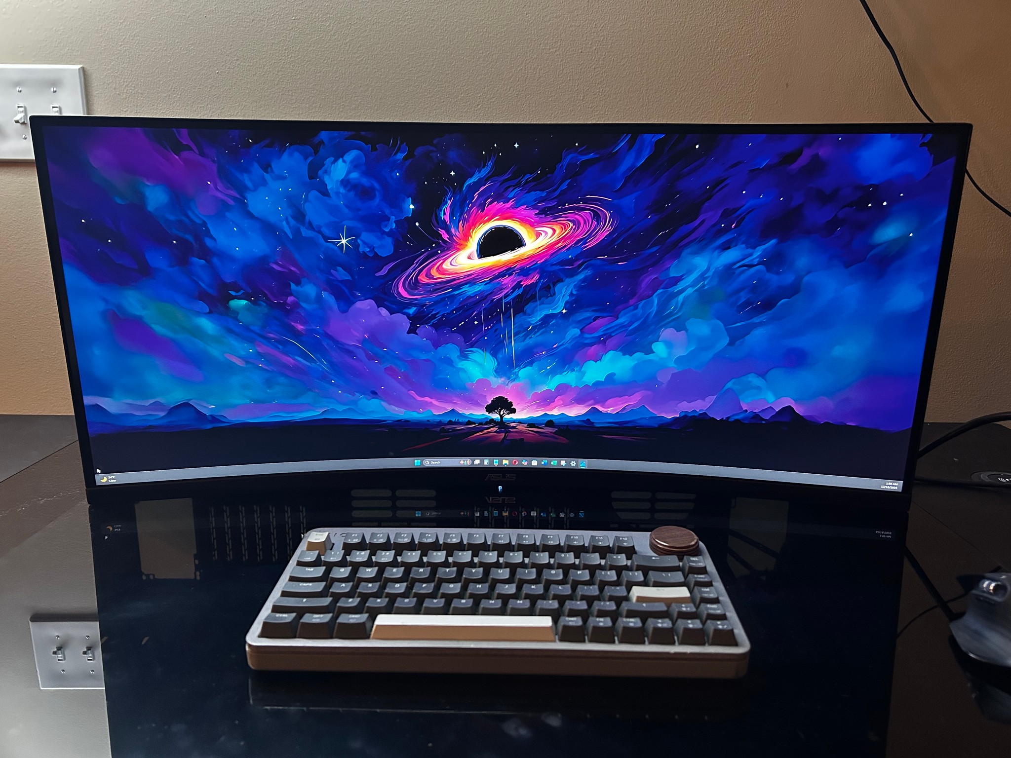 ASUS TUF 34” UltraWide (2K) QHD (3440x1440) (180hz) Curved Gaming Monitor