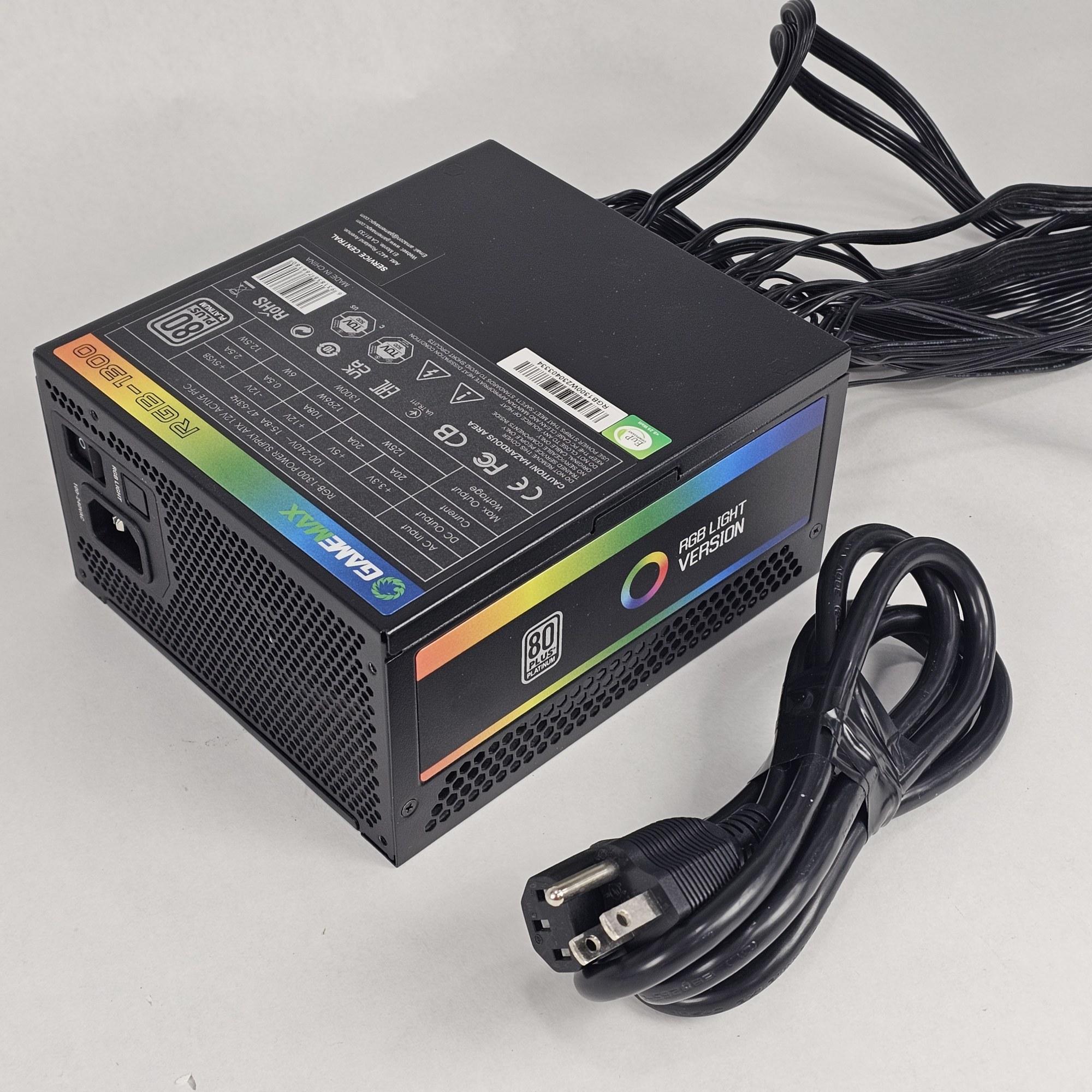 1300 Watt PSU GameMax RGB-1300 Power Supply