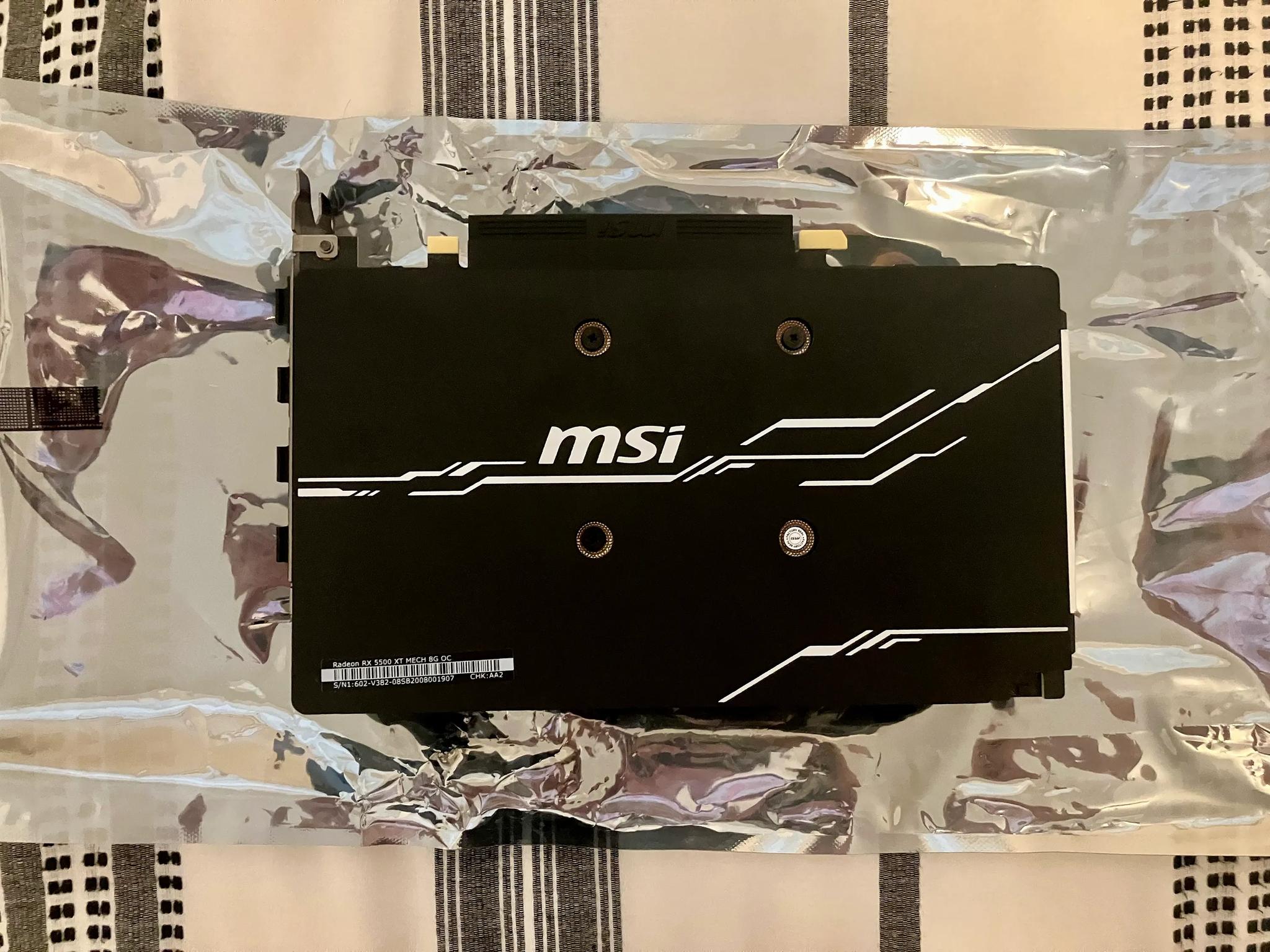 5500xt 8GB FROM MSI - PRICE NEGOTIABLE