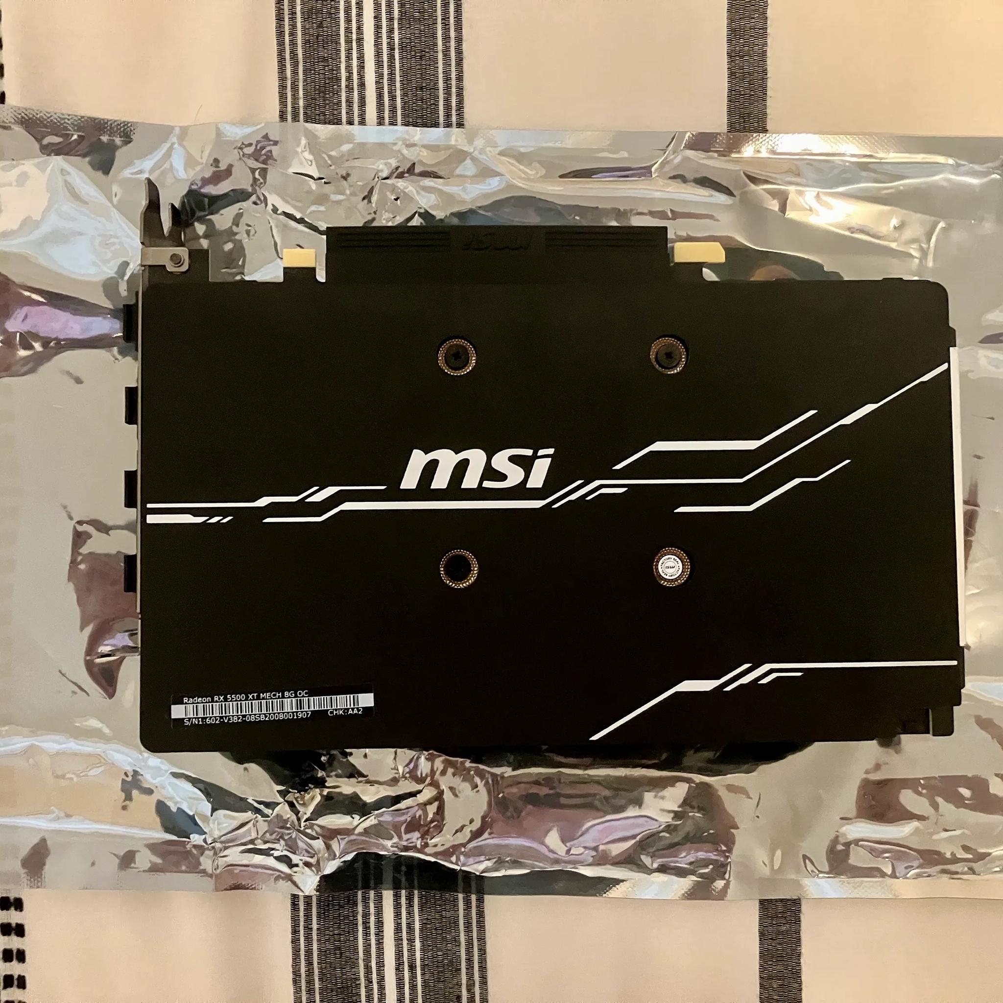 5500xt 8GB FROM MSI - PRICE NEGOTIABLE
