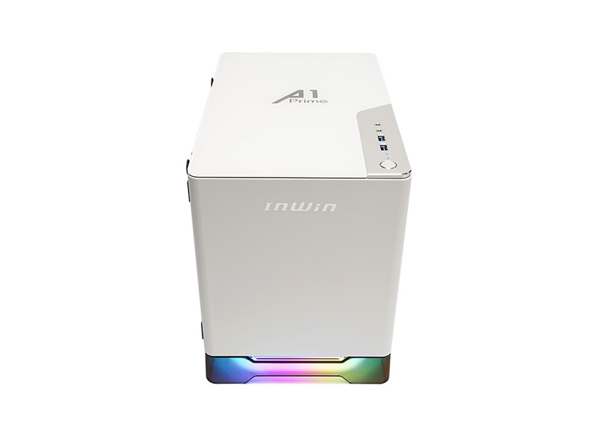 InWin A1 PRIME WHITE Mini-ITX Tower built in 750w 80+ Gold ATX PSU Computer Case