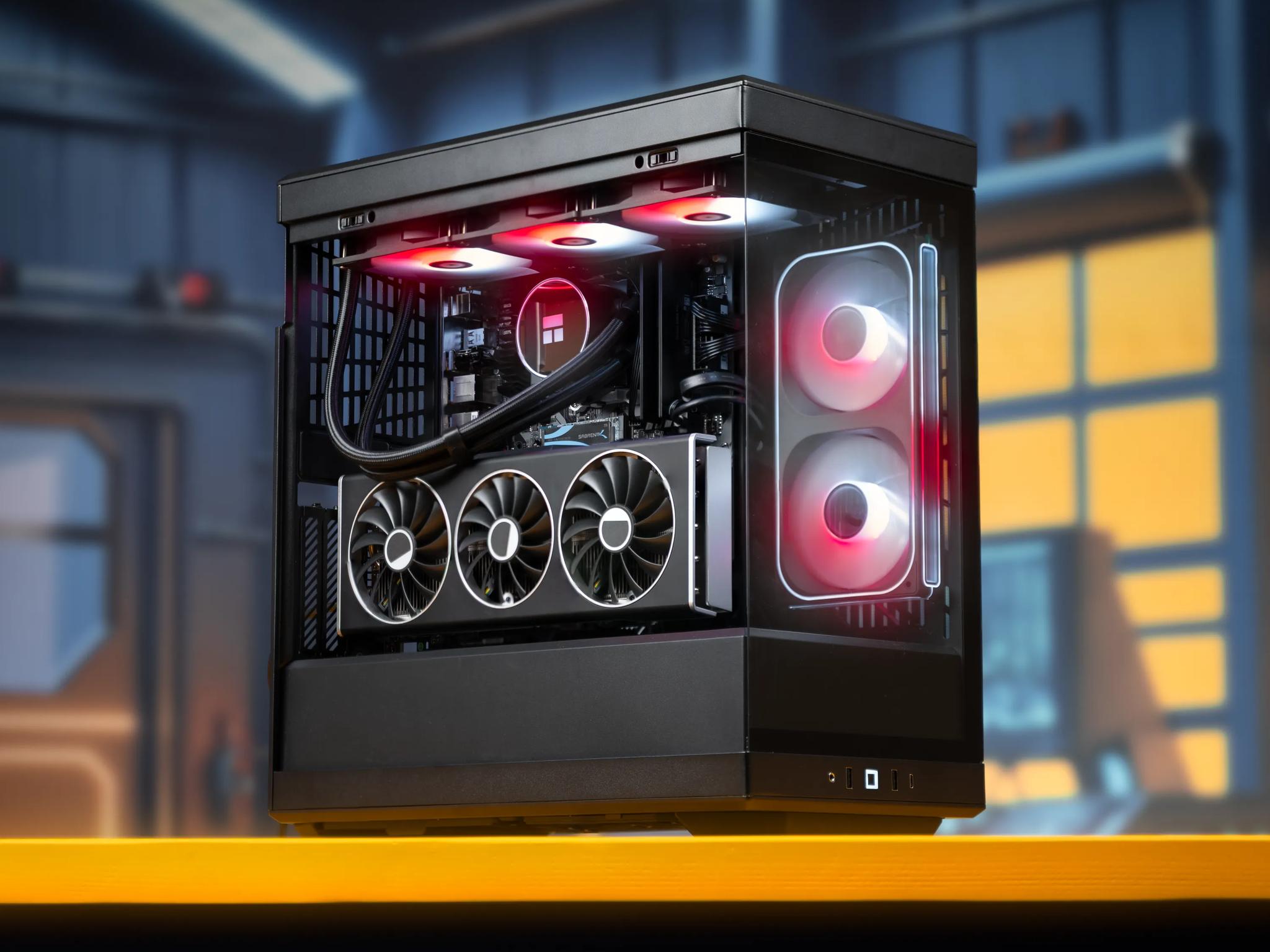 “Synthelis8” RX 7800 XT Ryzen 5 7600 32GB Windows 11 2TB 4K Powerhouse Gaming PC