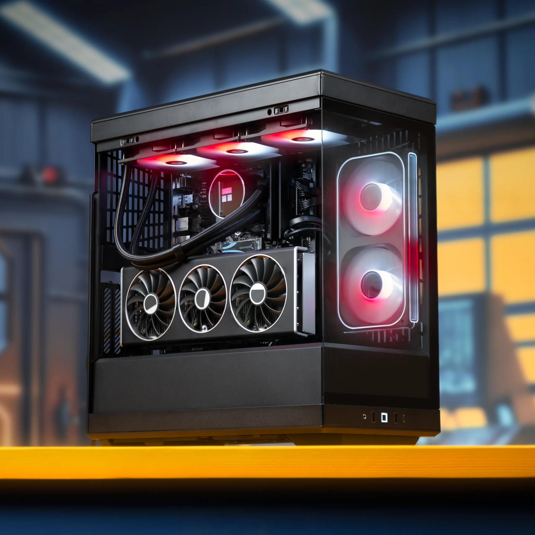 “Synthelis8” RX 7800 XT Ryzen 5 7600 32GB Windows 11 2TB 4K Powerhouse Gaming PC