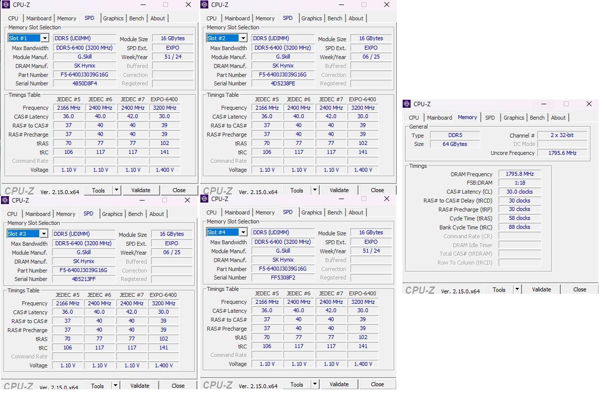 G Skill Trident Z5 Royal Neo (Silver) 2 x 16gb 6400MT/s CL30-39-39-102 DDR5 RAM