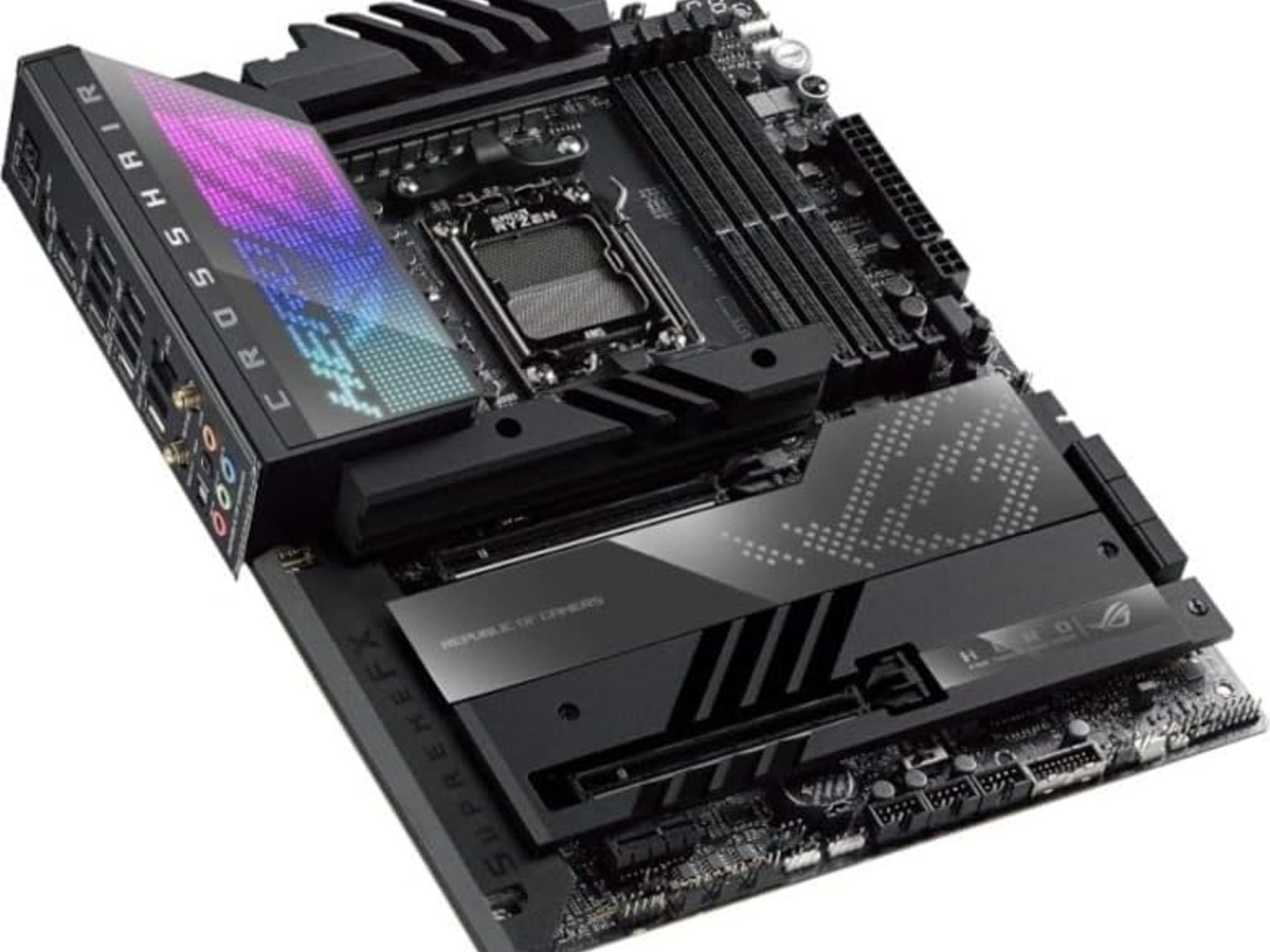 ASUS ROG CROSSHAIR X670E HERO AMD AM5 X670 ATX M.2 Desktop Motherboard A