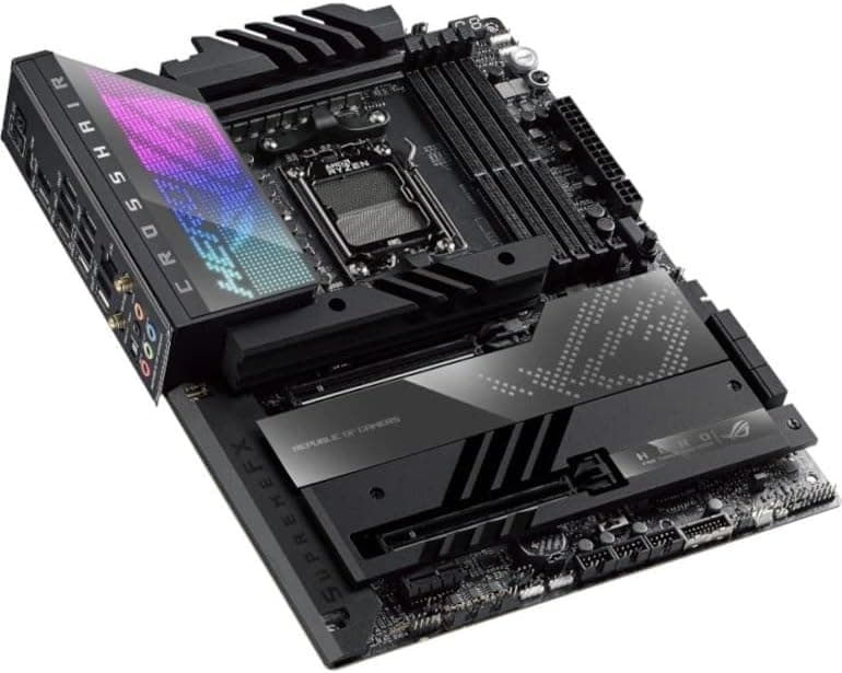 ASUS ROG CROSSHAIR X670E HERO AMD AM5 X670 ATX M.2 Desktop Motherboard A