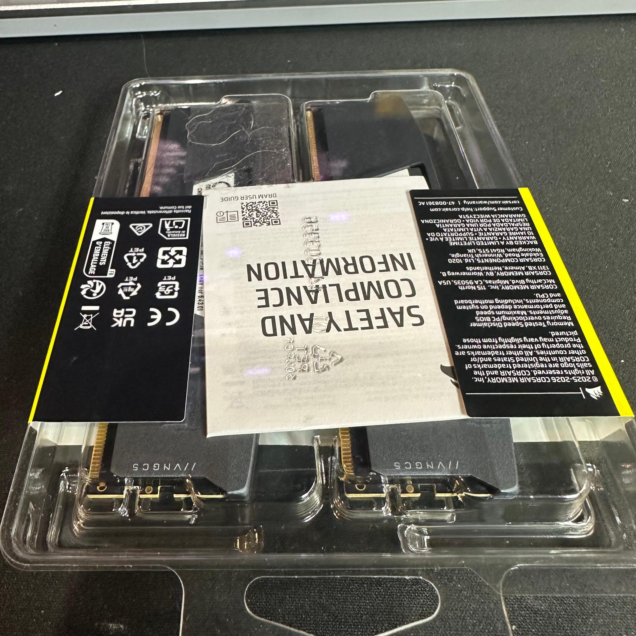 Vengeance DDR5 6000MT/s CL30-36-36-76 1.40v