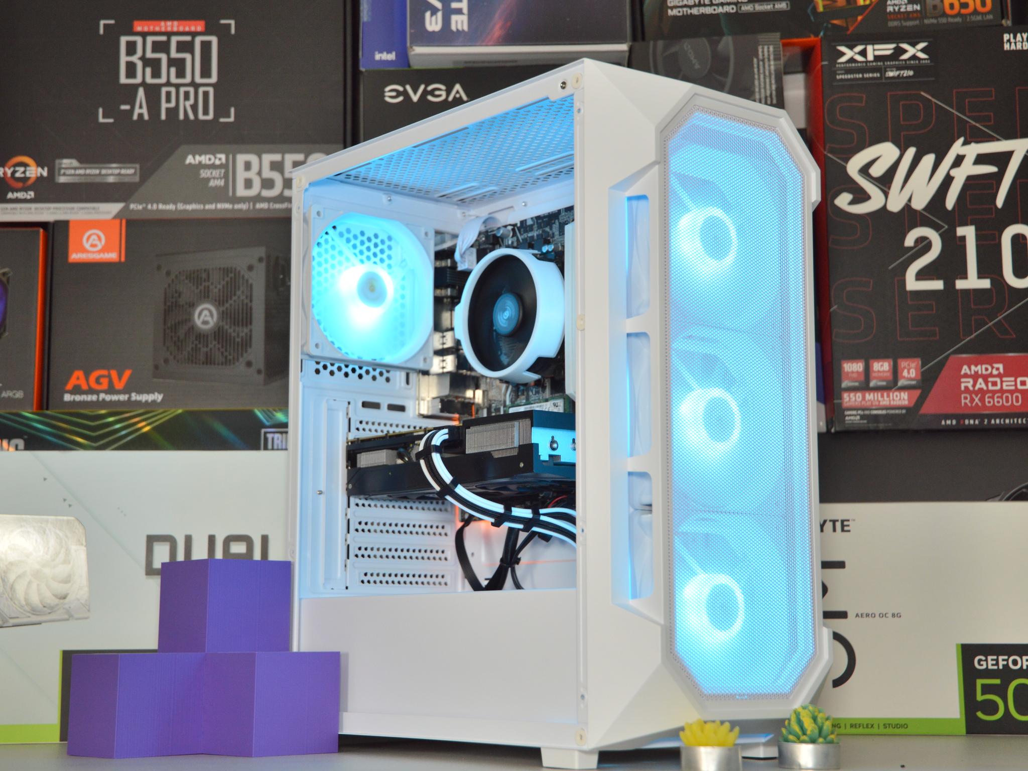 🌨️⬜| RTX 3060 Ti 8GB | AMD RYZEN 5 3600 | 16GB DDR4 RAM | 1TB NVME SSD | Snow Box |