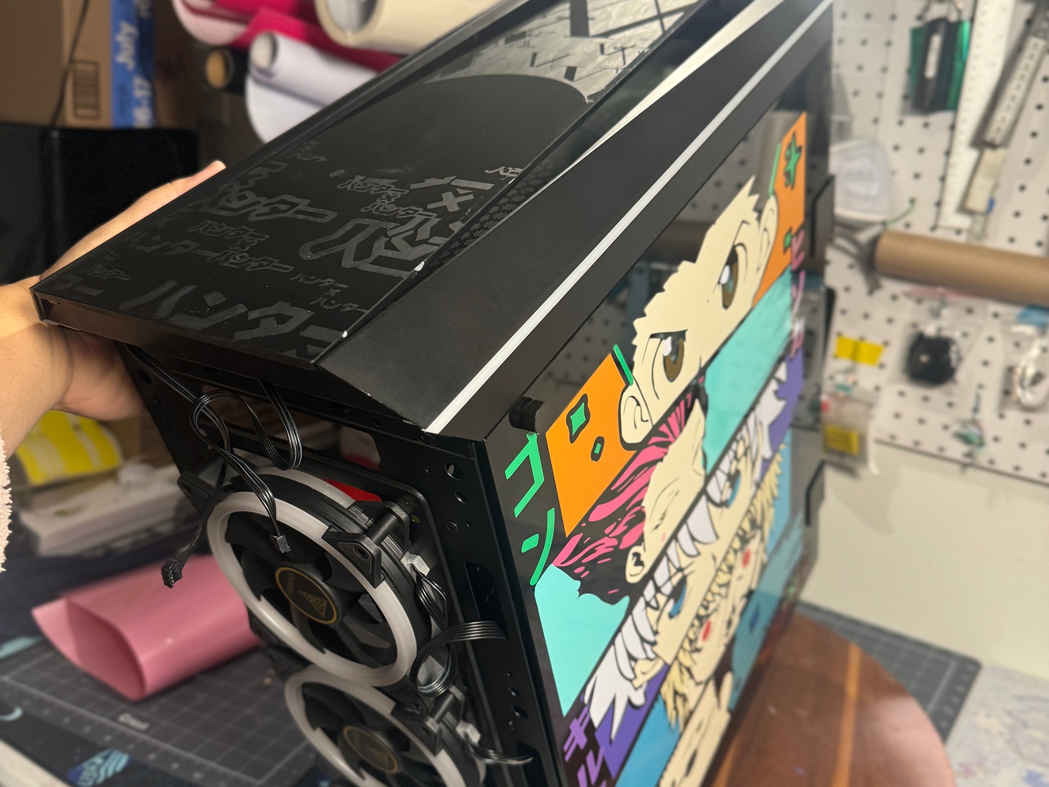SALE!! Custom PC Case - HunterxHunter Themed Talos P1A