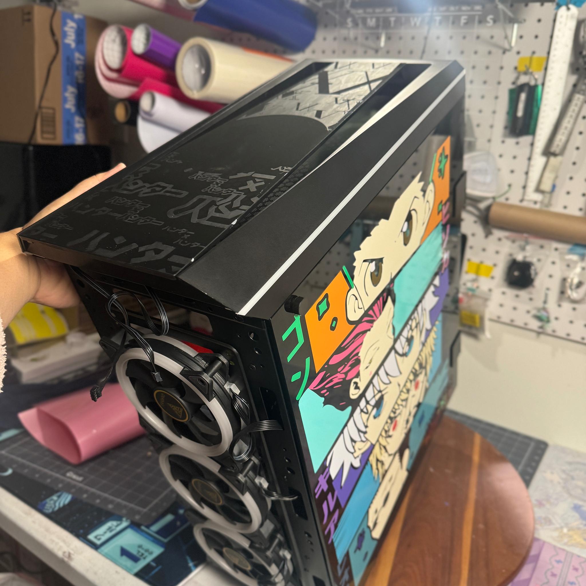 SALE!! Custom PC Case - HunterxHunter Themed Talos P1A