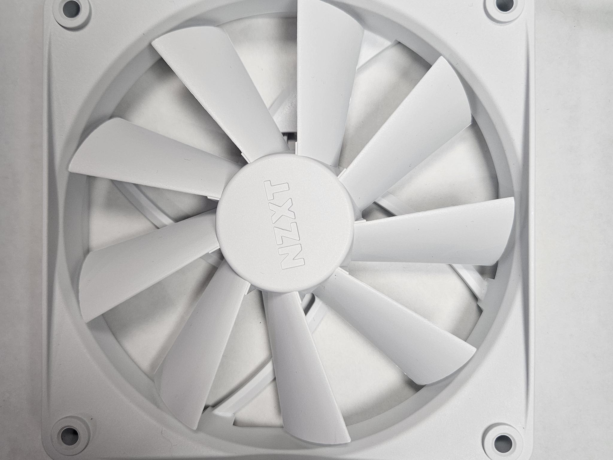 120mm White NZXT Computer Case Fans (Pack of 4)
