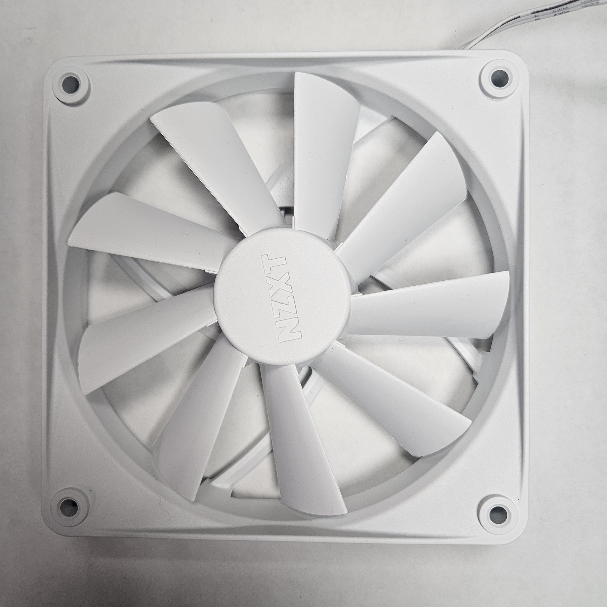120mm White NZXT Computer Case Fans (Pack of 4)