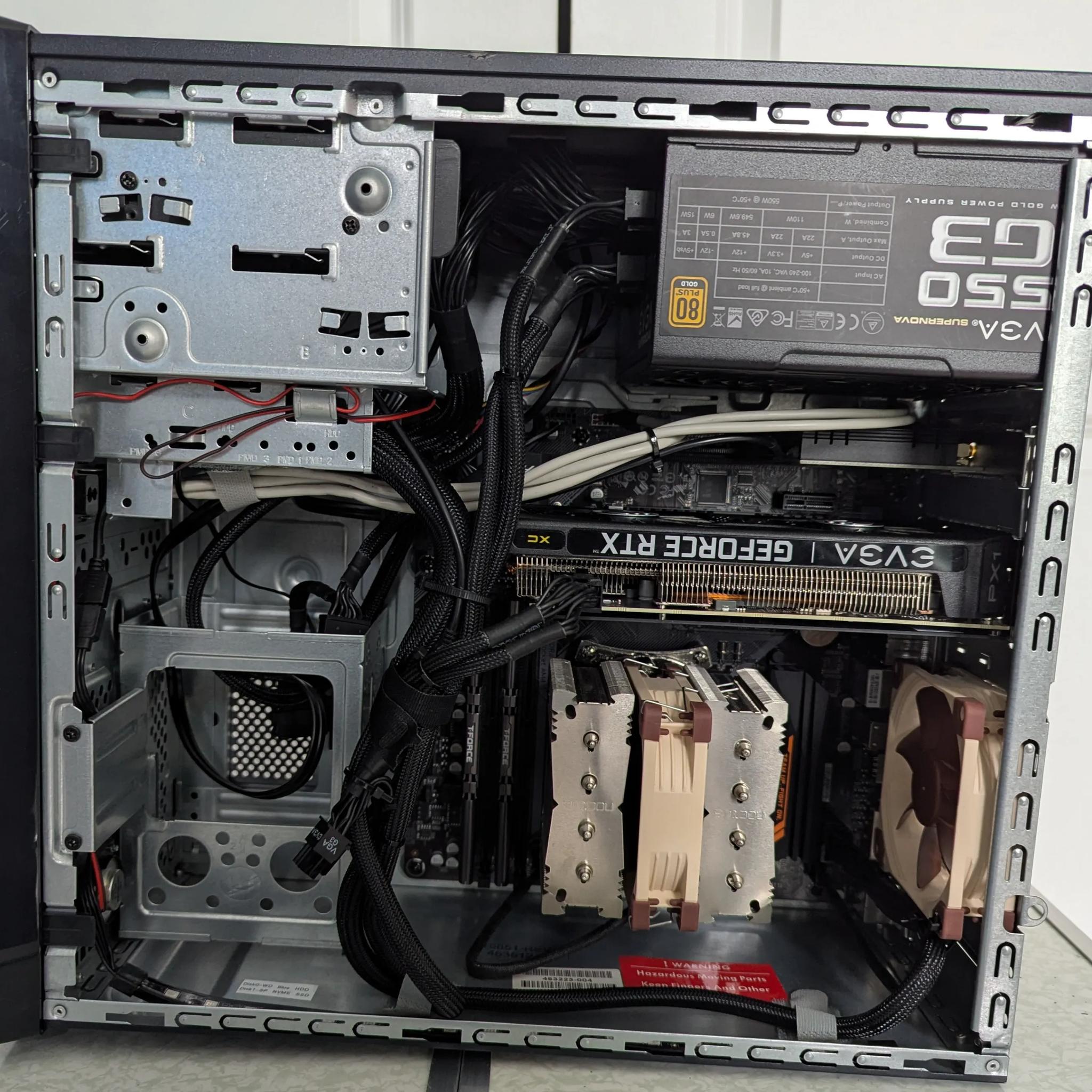 Sleeper | Ryzen 7 3700X | 16GB RAM | 1TB NVMe | RTX 3060 12GB GPU | WiFi+BT | Streaming/Gaming PC