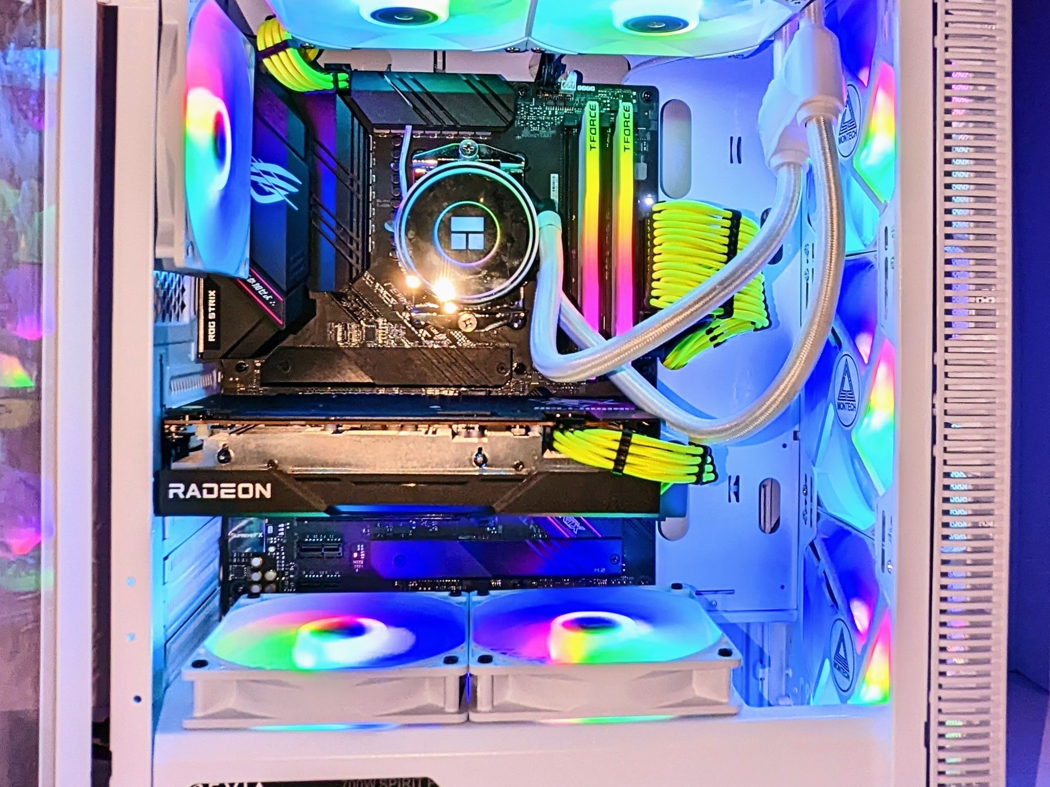 ⚪️Liquid-Cooled 💦⚪️Gaming PC |RX 6650XT| Ryzen 5 5600G| 16GB DDR4 RAM(TFORCE)| Windows 11 Pro