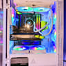 ⚪️Liquid-Cooled 💦⚪️Gaming PC |RX 6650XT| Ryzen 5 5600G| 16GB DDR4 RAM(TFORCE)| Windows 11 Pro