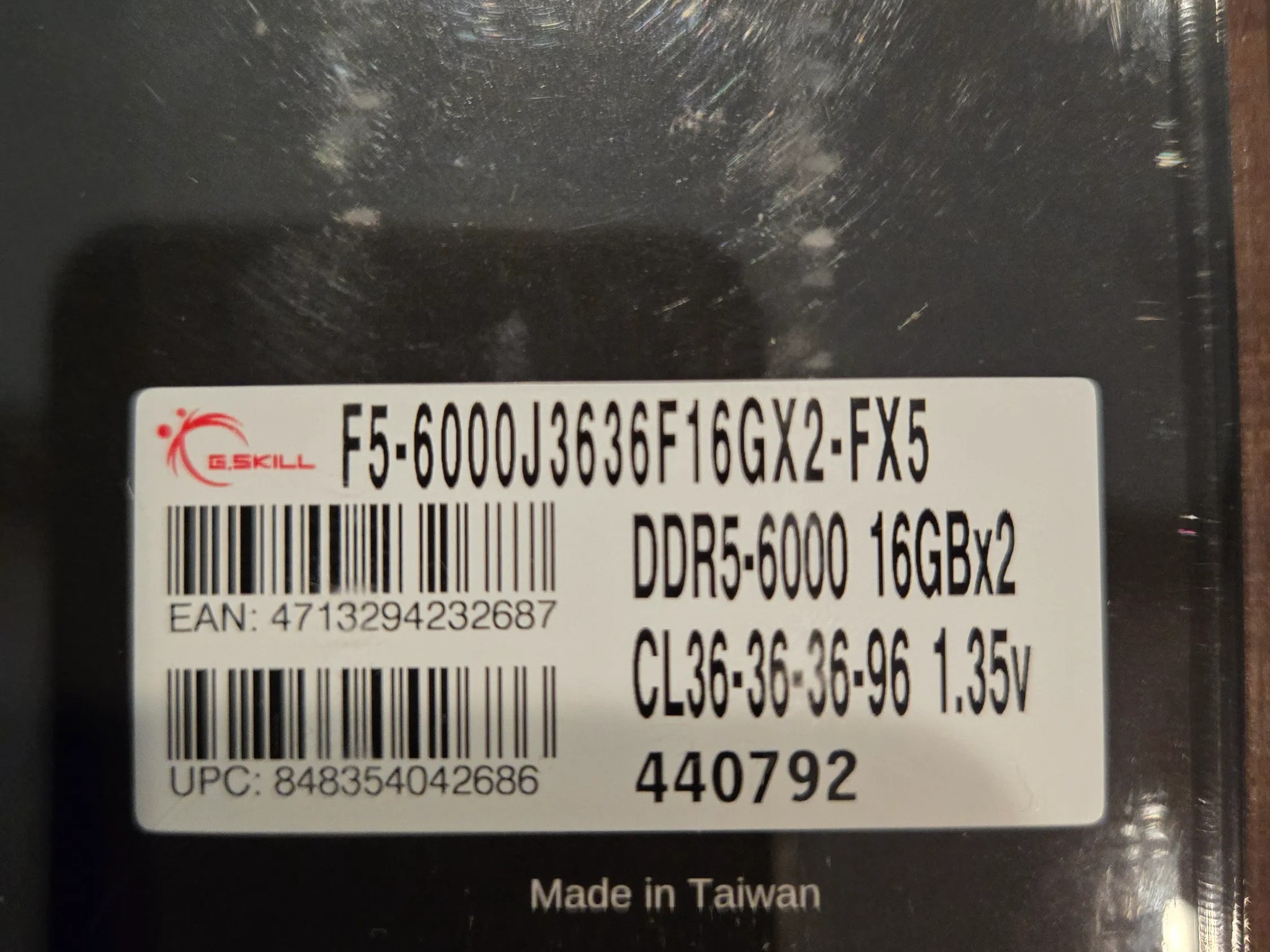 G.Skill Flare X5 Series 32GB (2 x 16GB) DDR5-6000