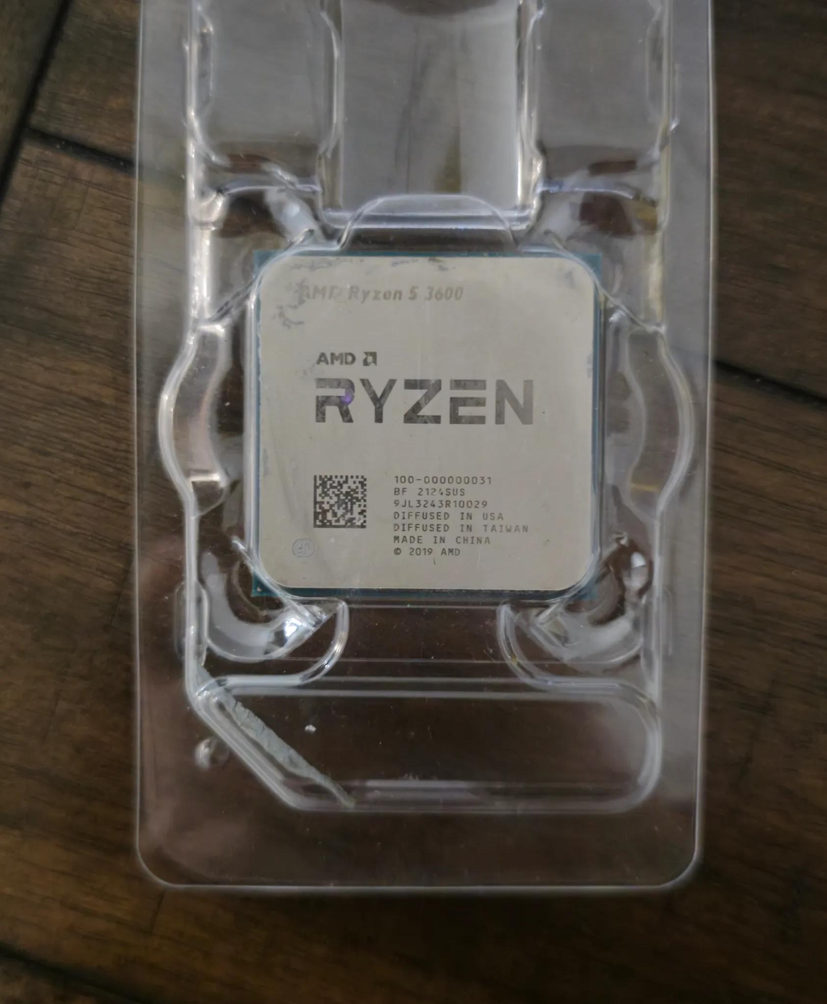 Amd ryzen 5 3600 with wraith stealth cpu cooler
