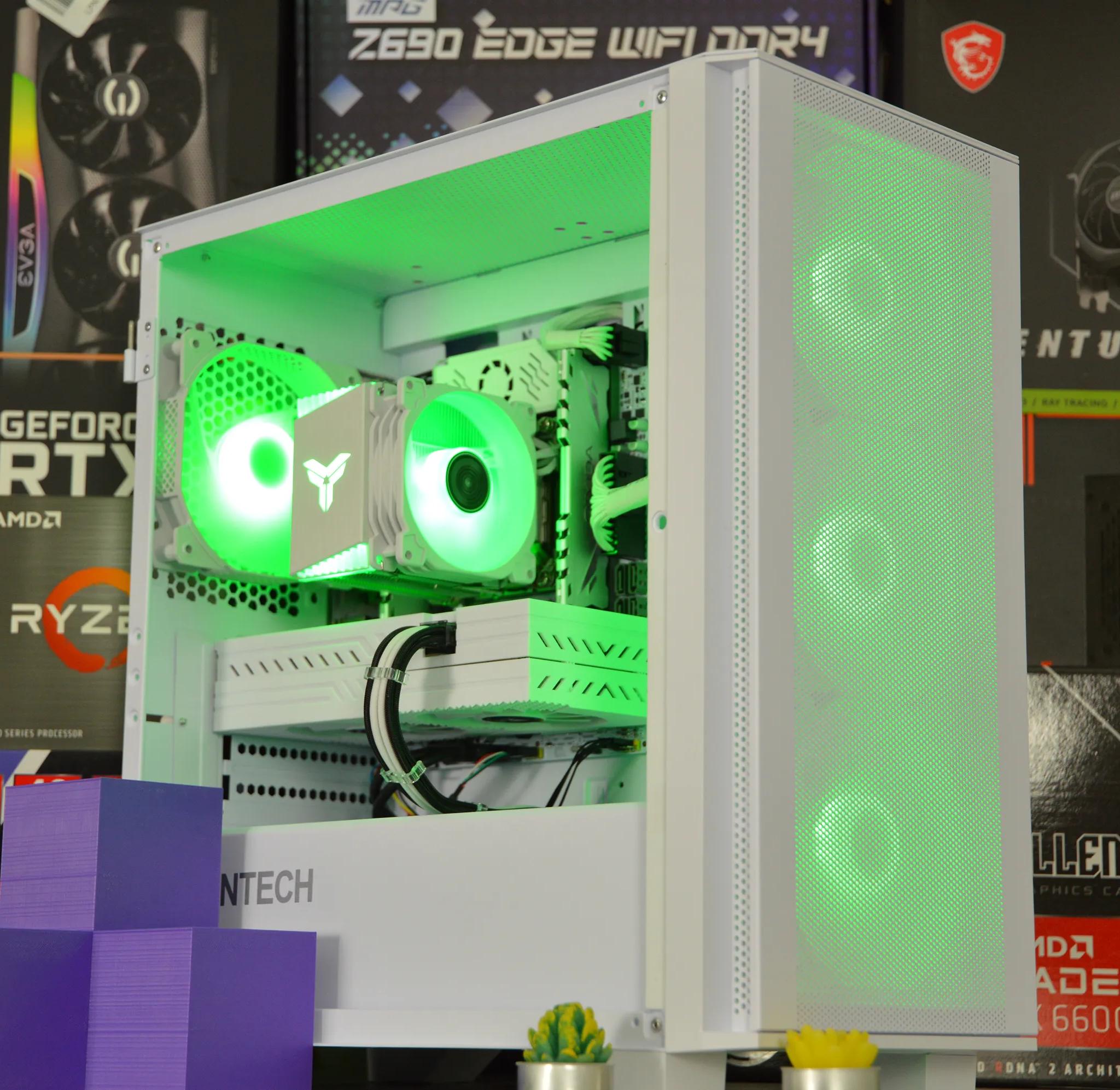 ⚪⚪| RX 580 8GB | INTEL XEON E5 2670 V3 | 16GB DDR4 RAM | 1TB NVME SSD | White-Out 2.0 |