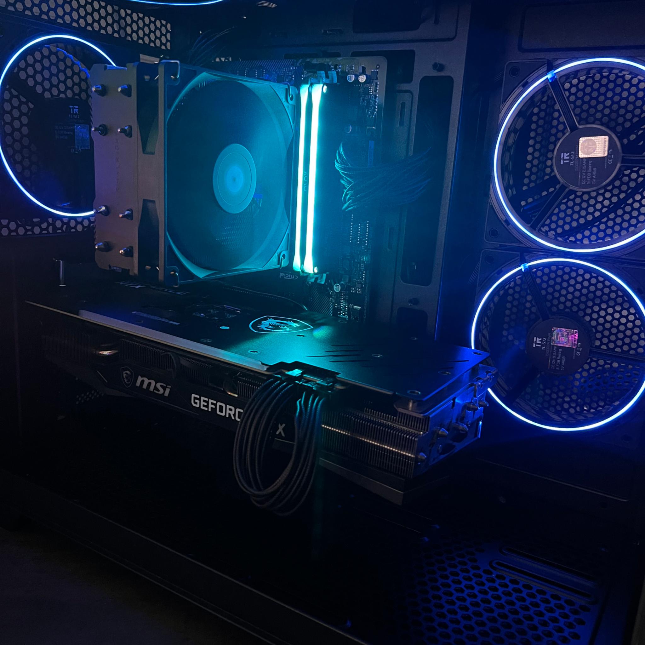 RYZEN 7 3700X + 3070 TI All Black Micro-ATX Custom Gaming PC