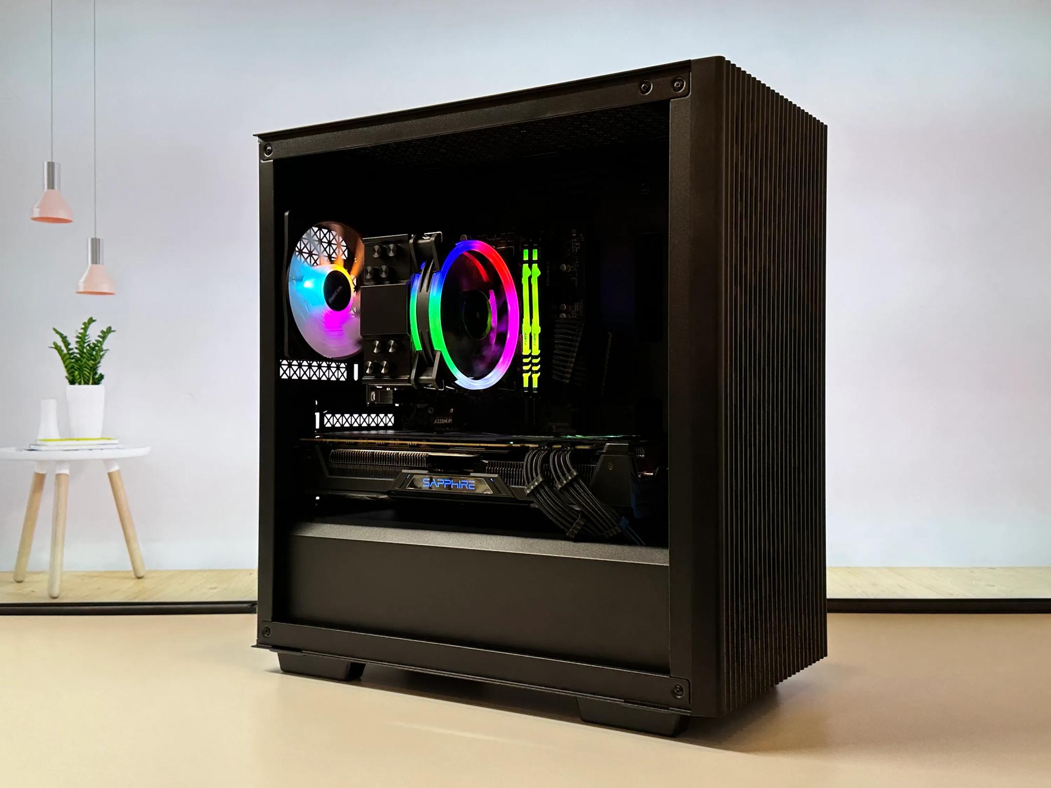 🪁Gaming PC🪁Radeon RX Vega 64 8GB HBM2🪁Ryzen 3500 6core🪁16GB DDR4🪁500GB SSD NVME