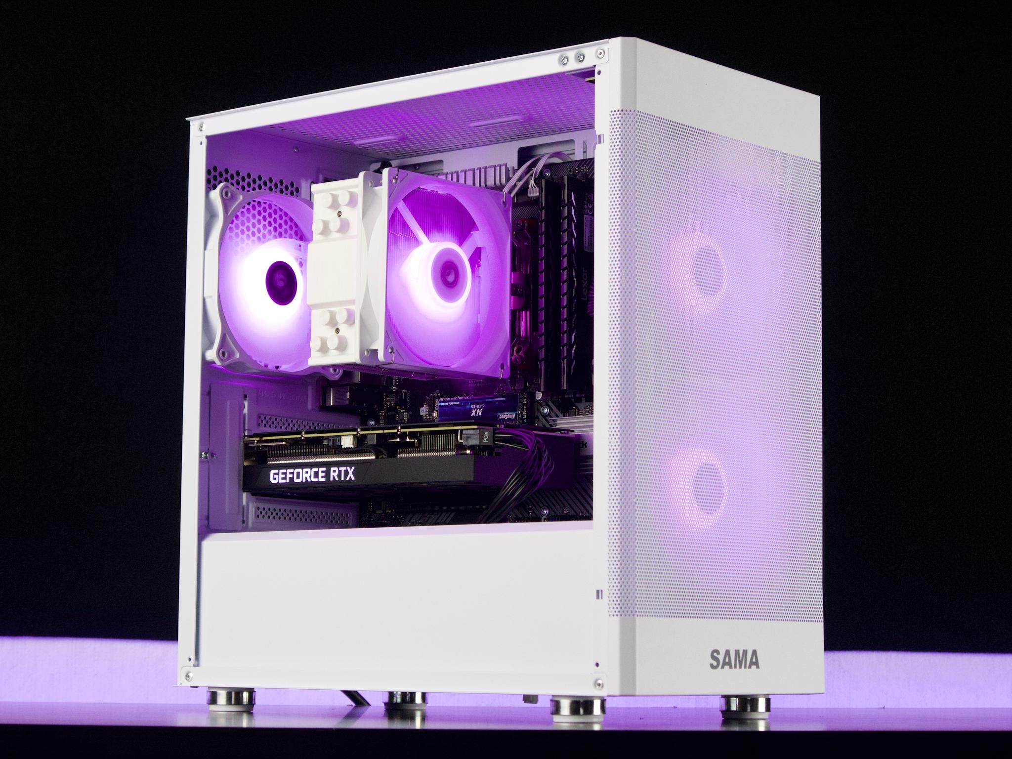 💜🤍💜 Gaming PC | RTX 3060 Ti ⚪ Ryzen 5 3600 🟣 16GB RAM ⚪ 1TB NVMe 💜🤍💜