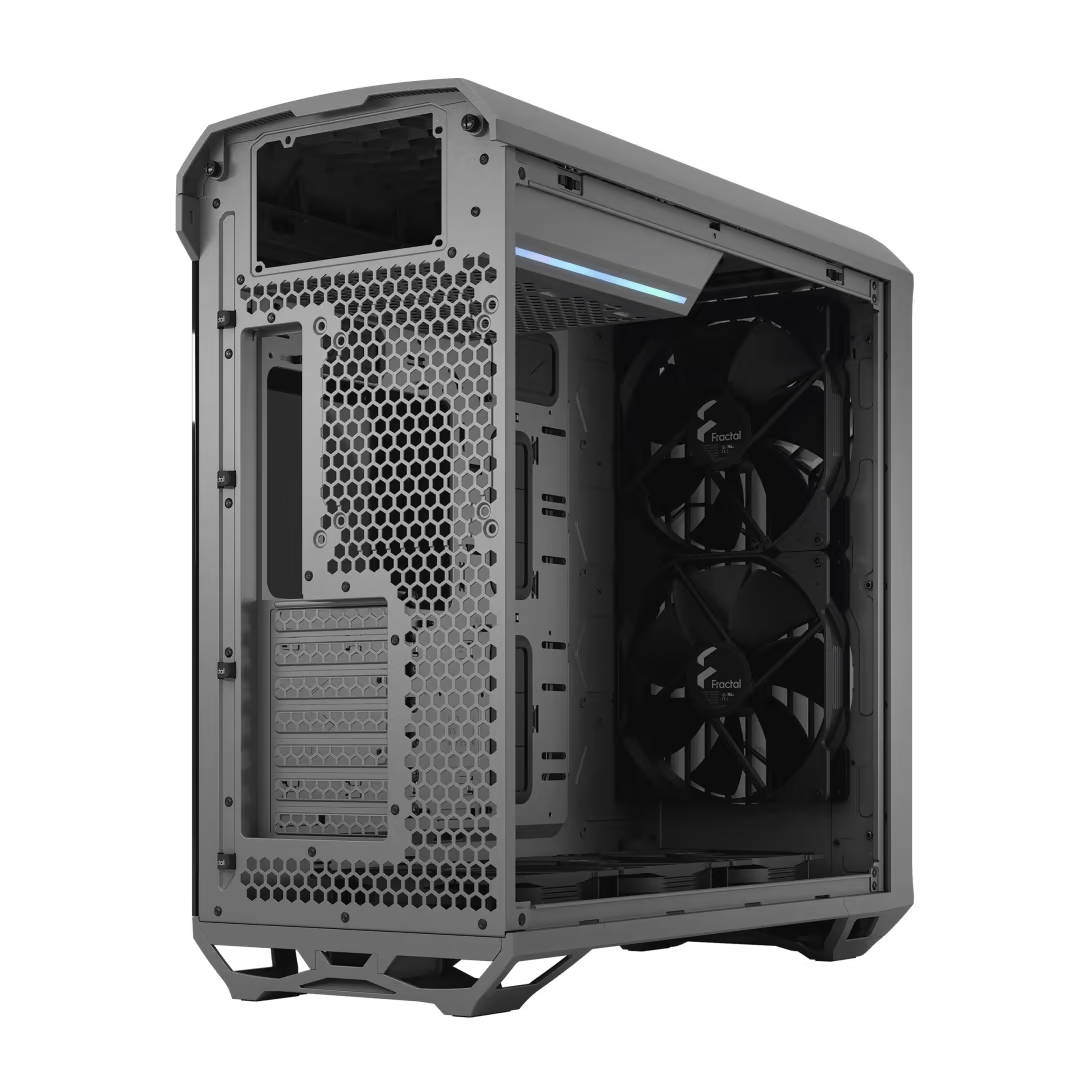 Fractal Design Torrent Gray E-ATX Tempered Glass Window High-Airflow Mid Tower Computer Case