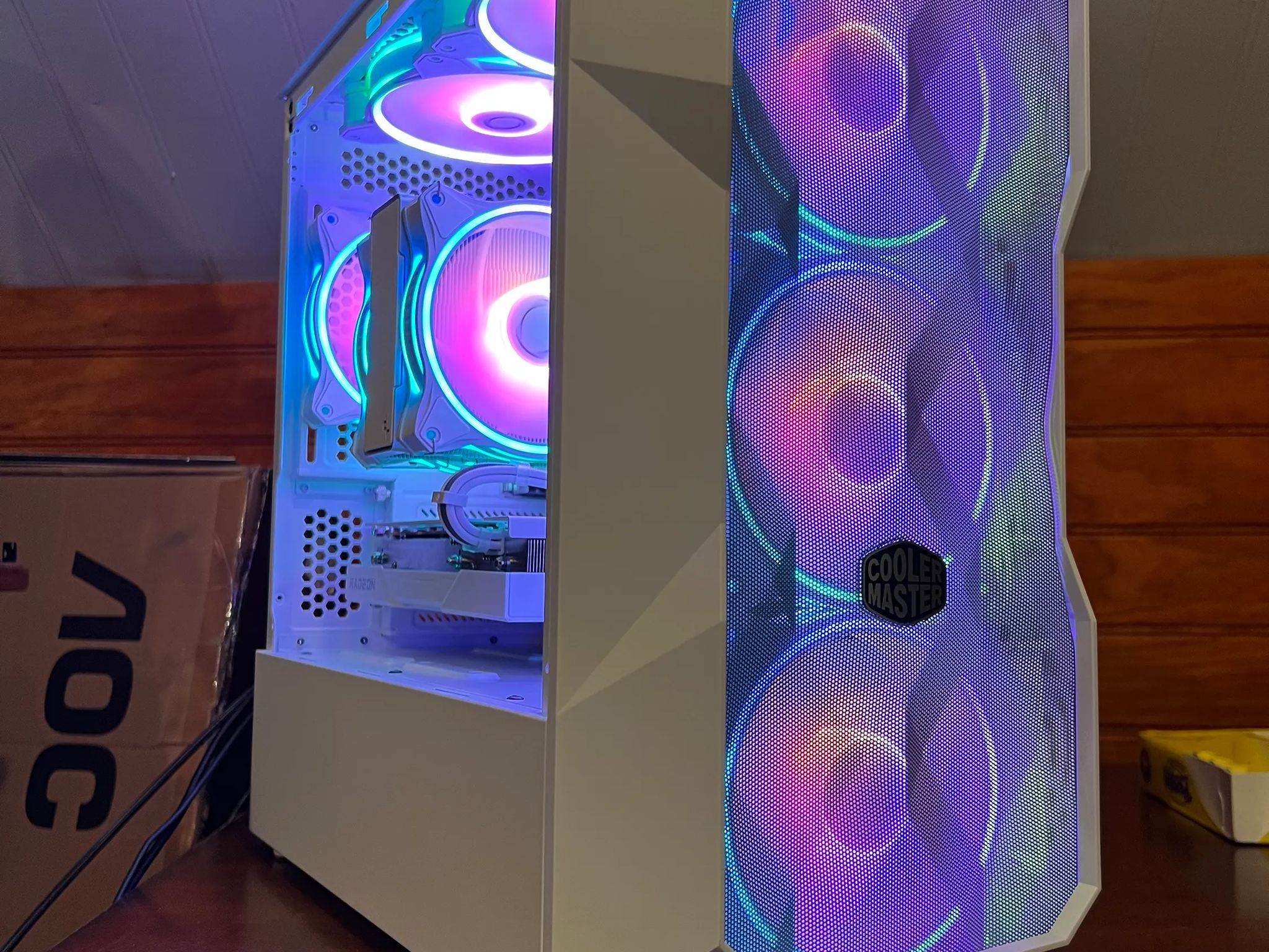 “Final Sale” AMD Ryzen 7 5700X, 32gb ddr4, Rx 6650xt, Wi-Fi 6 gaming pc "Moon"