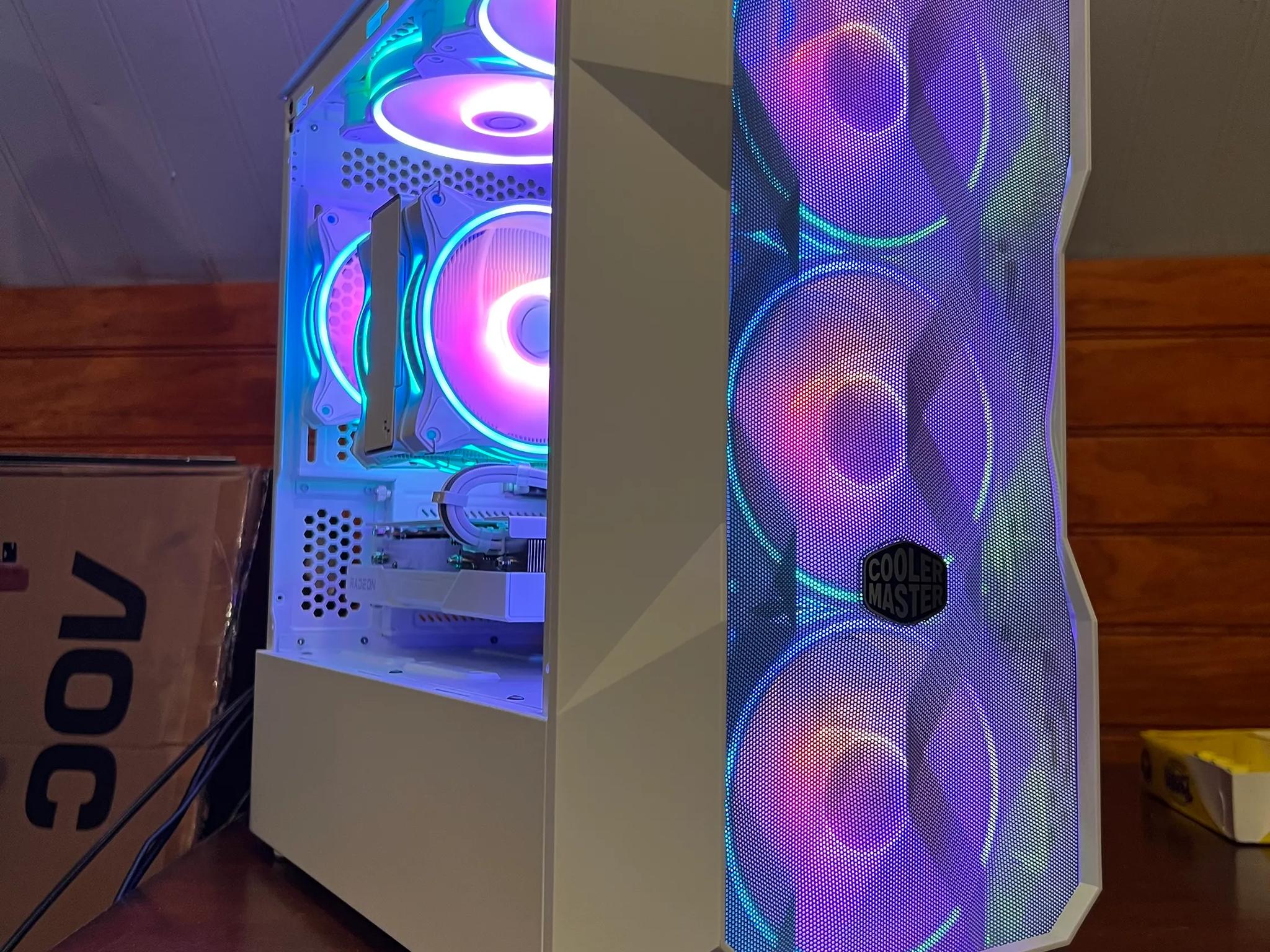 “Final Sale” AMD Ryzen 7 5700X, 32gb ddr4, Rx 6650xt, Wi-Fi 6 gaming pc "Moon"