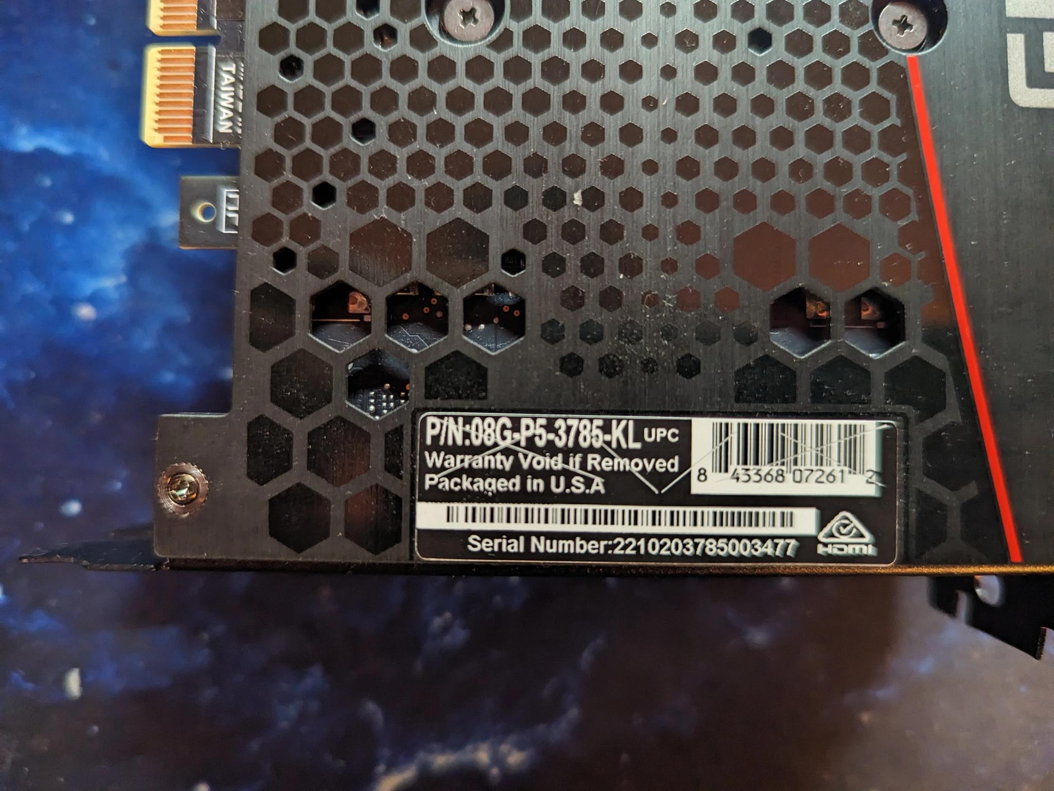 EVGA RTX 3070 TI XC3 ULTRA