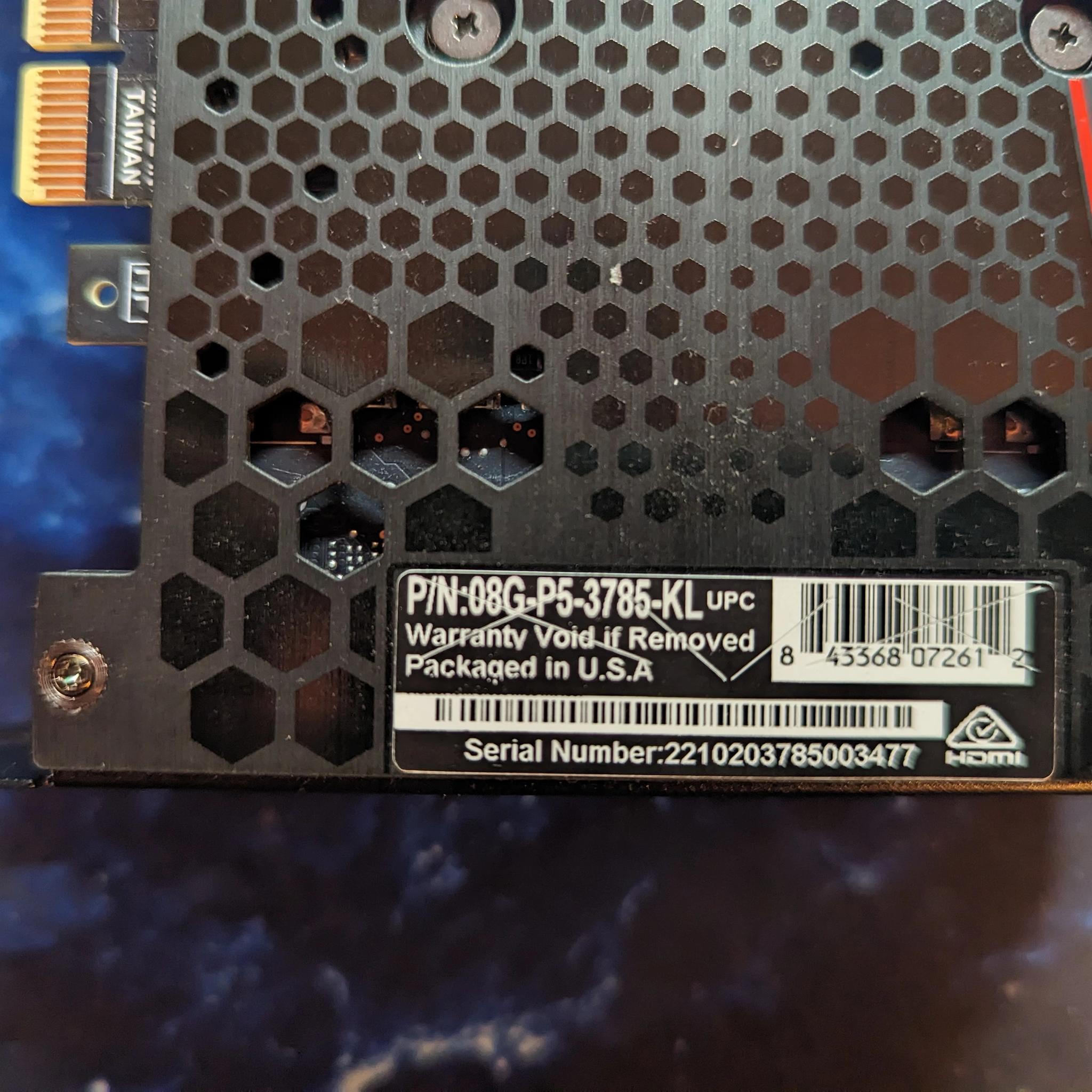 EVGA RTX 3070 TI XC3 ULTRA