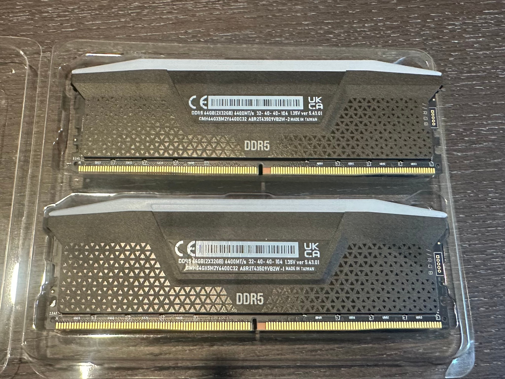 Corsair Vengeance RGB DD5 64Gb 6400MHz CL32 RAM