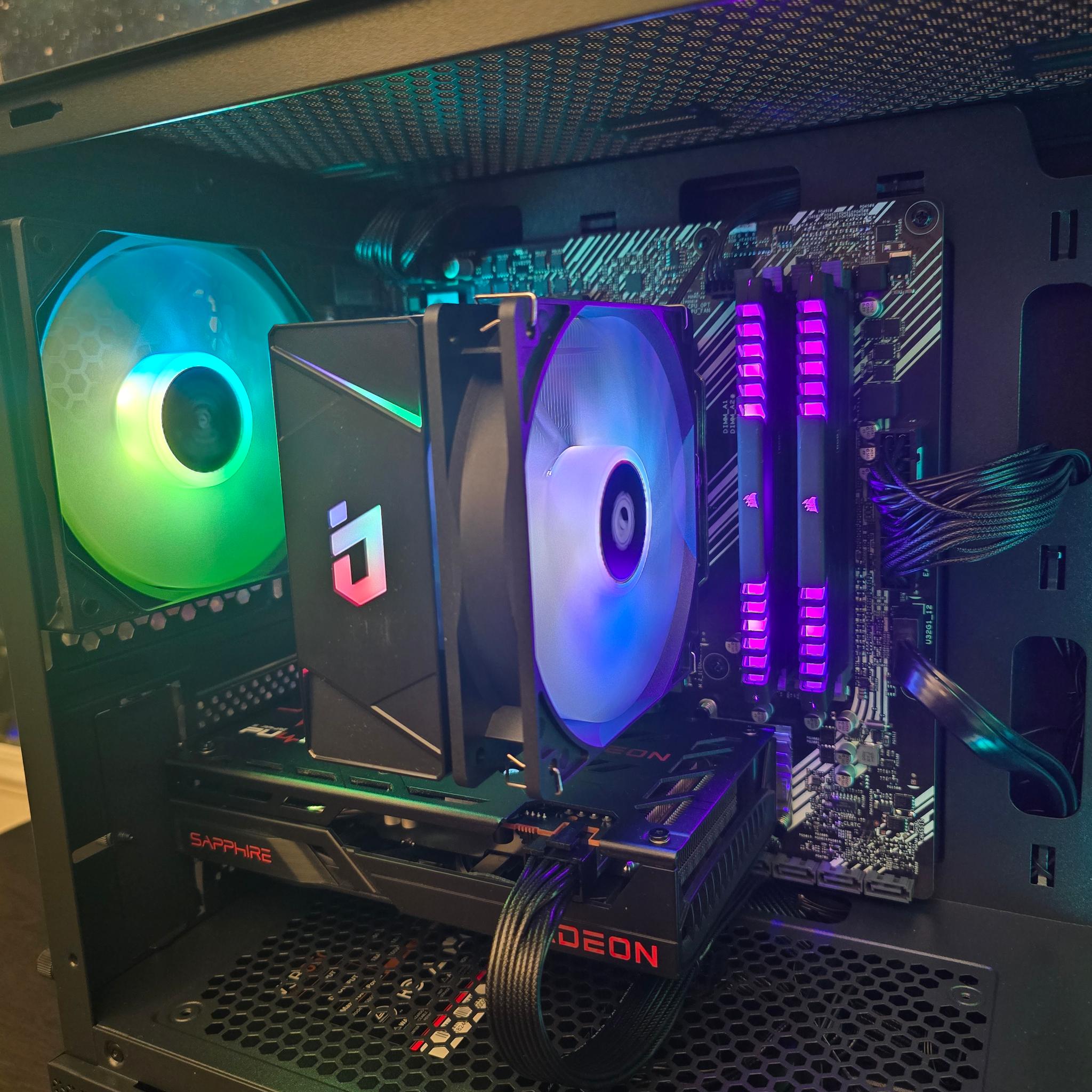 MID LEVEL 1080P PC | RX 6600 8GB | Ryzen 5 5500 | B550M | 16GB DDR4