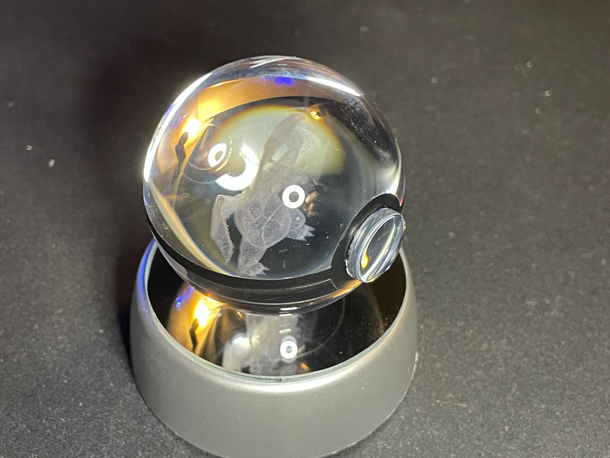 Charizard Crystal Ball With RGB Stand