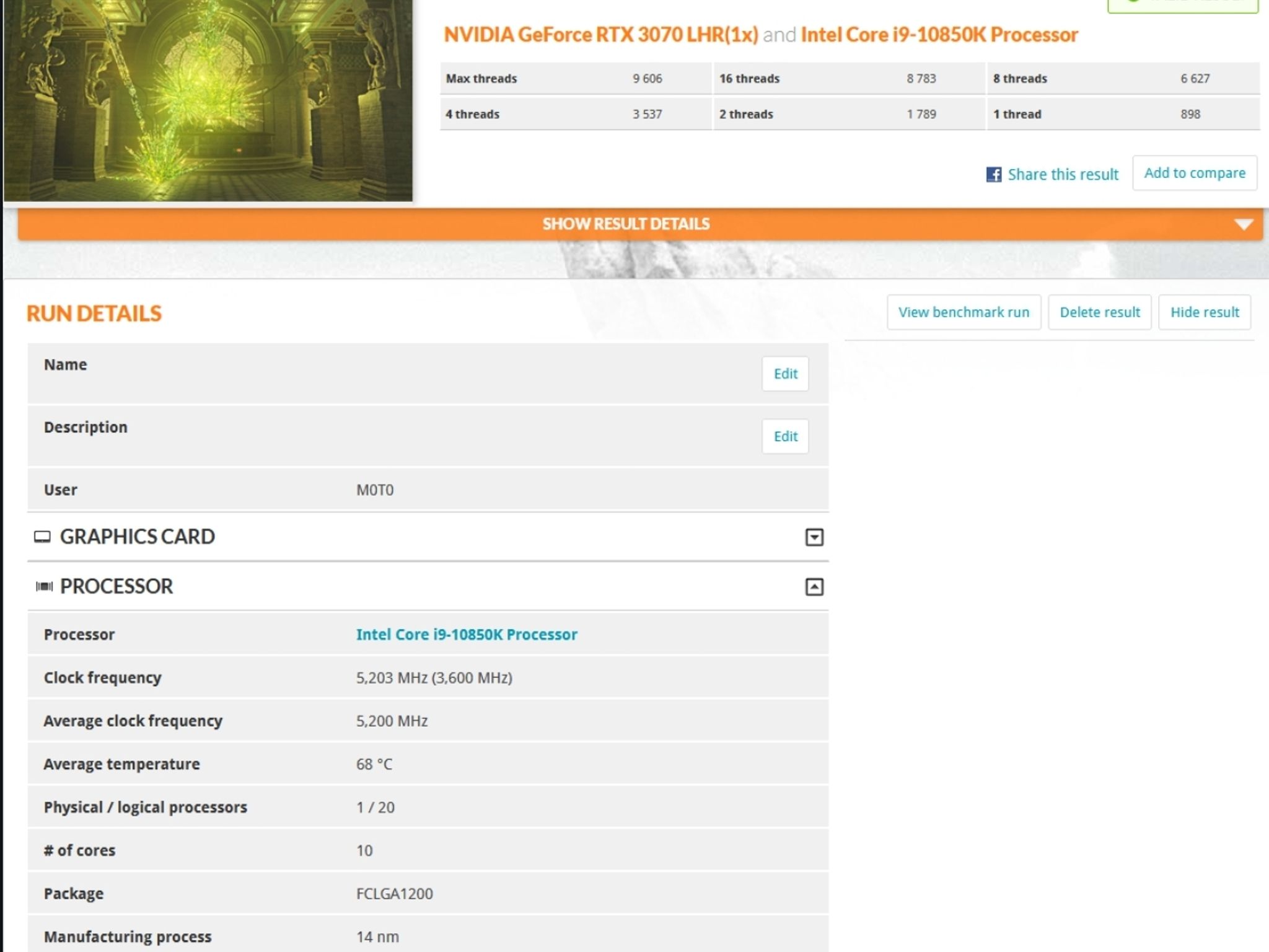 Intel I9 10850K