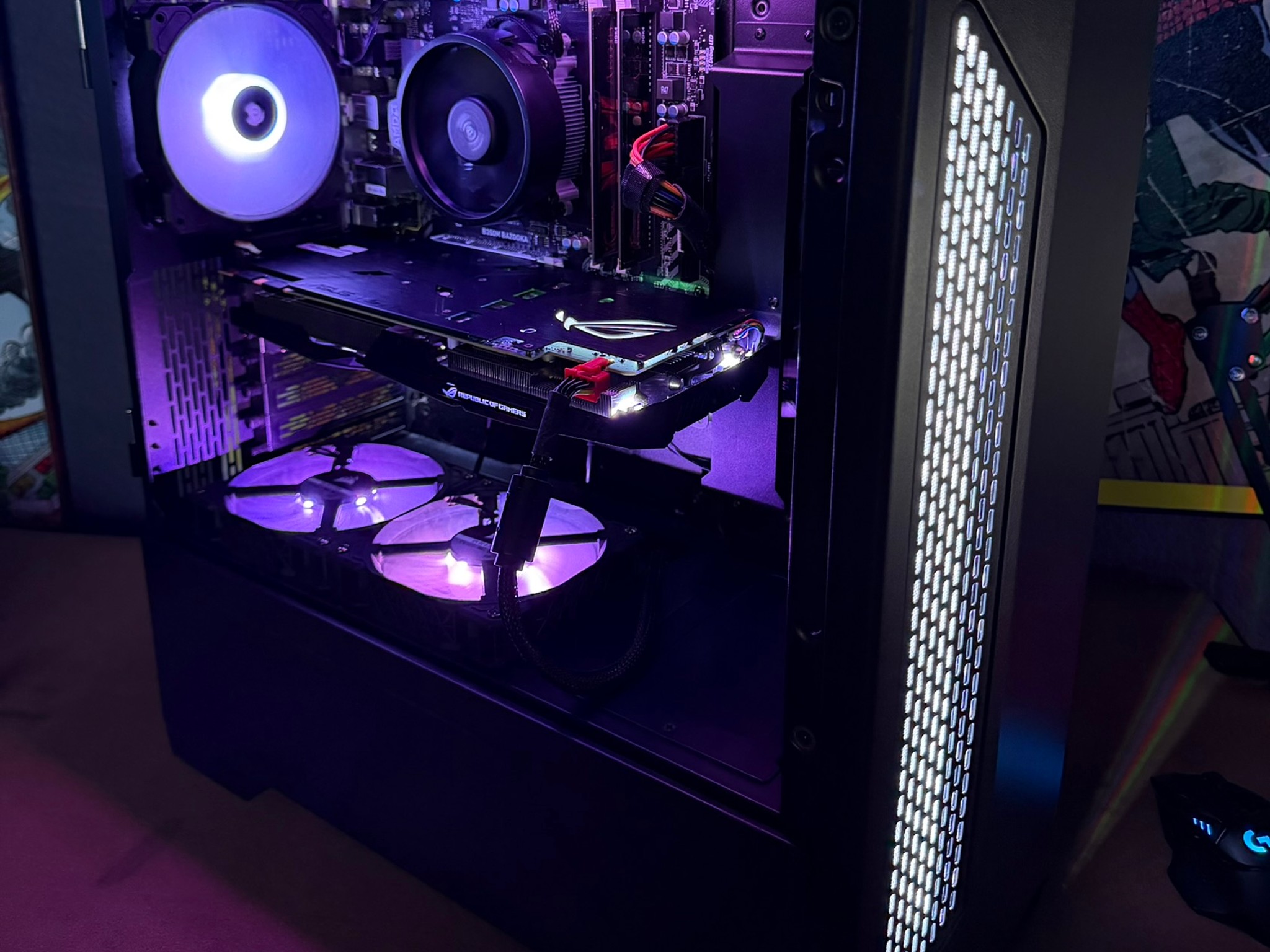 1080p Gaming PC Ryzen 5 2600X | STRIX GTX 1070 | 1 TB SSD | WIFI