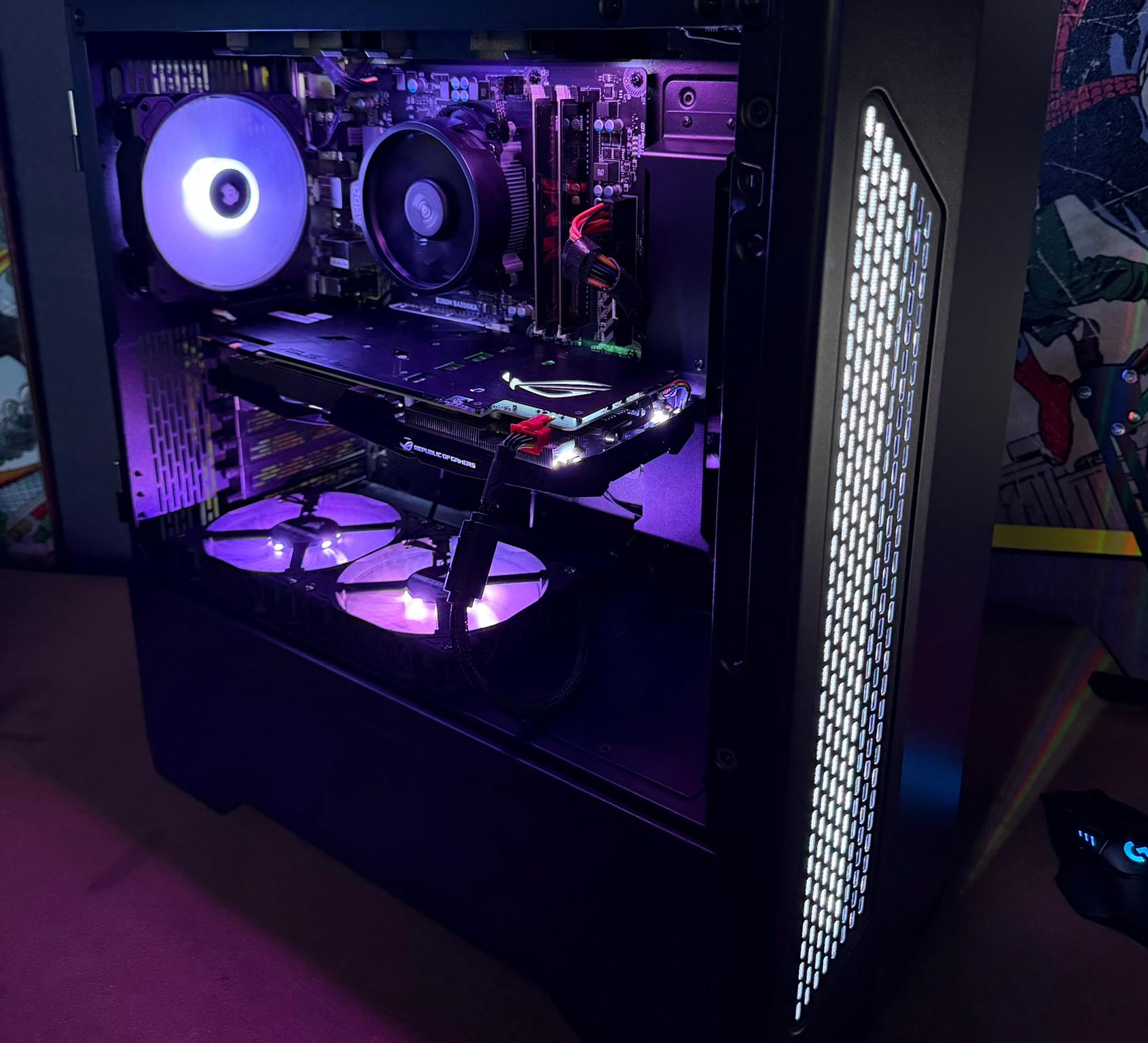1080p Gaming PC Ryzen 5 2600X | STRIX GTX 1070 | 1 TB SSD | WIFI