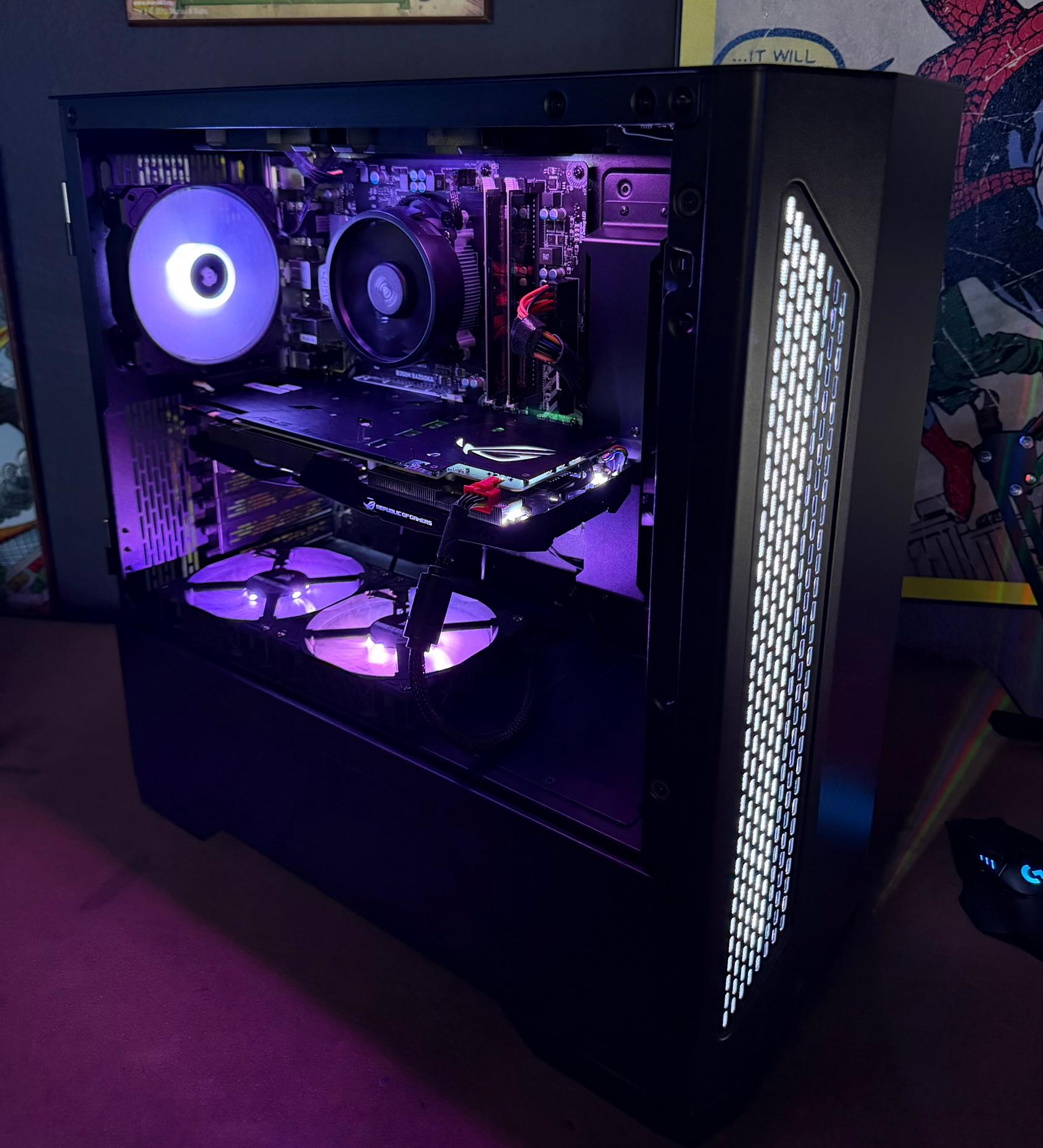 1080p Gaming PC Ryzen 5 2600X | STRIX GTX 1070 | 1 TB SSD | WIFI