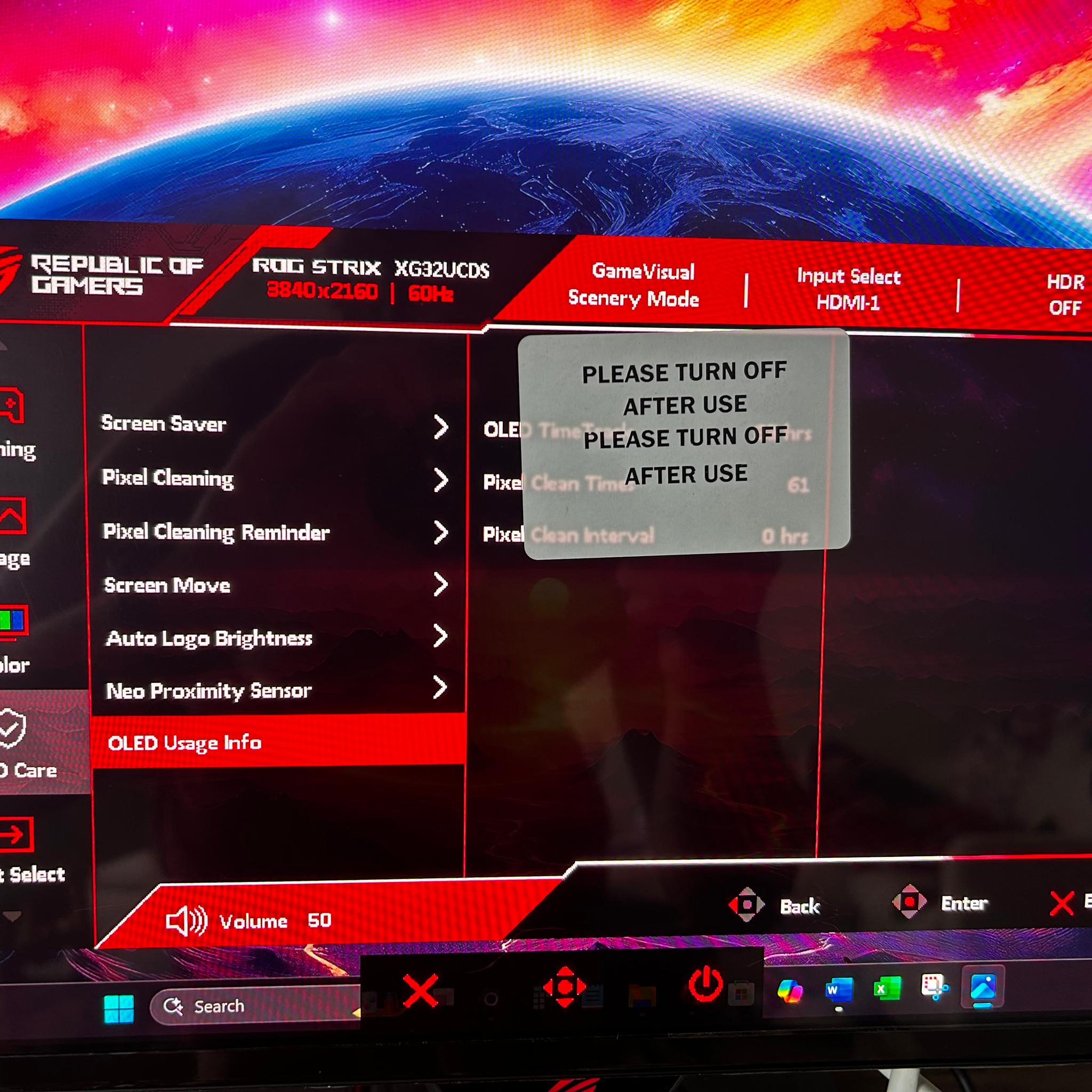 NEW ASUS ROG Strix 32" QD-OLED 4K (3840x2160) (165Hz) Gaming Monitor (XG32UCDS)