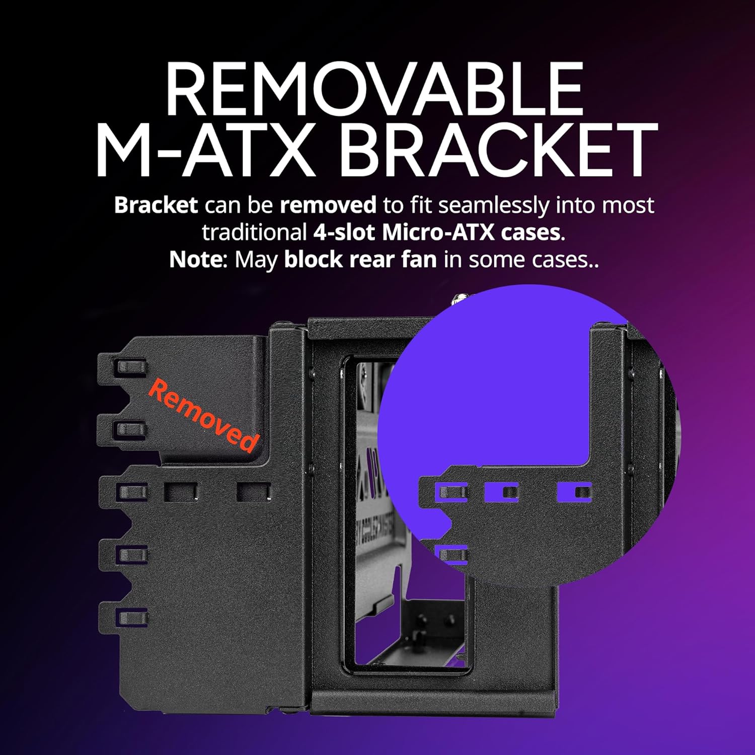Cooler Master Vertical GPU Holder Kit V3 for E-ATX ATX mATX PC Case & PCI-E 4.0 Devices Black