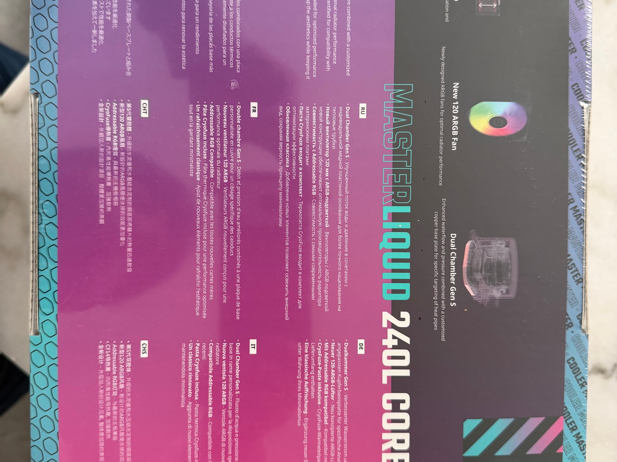 Cooler Master MasterLiquid 240L Core 240mm Close-Loop AIO Liquid Cooler