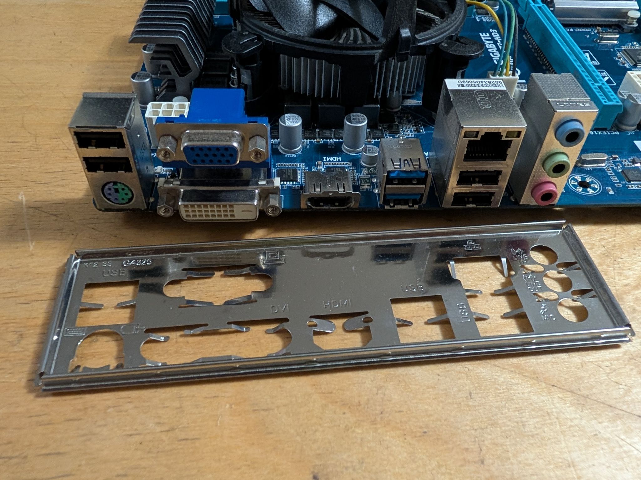 Core i7 3770 + Z77 motherboard + 16GB DDR3 + Nvidia GT210 1GB