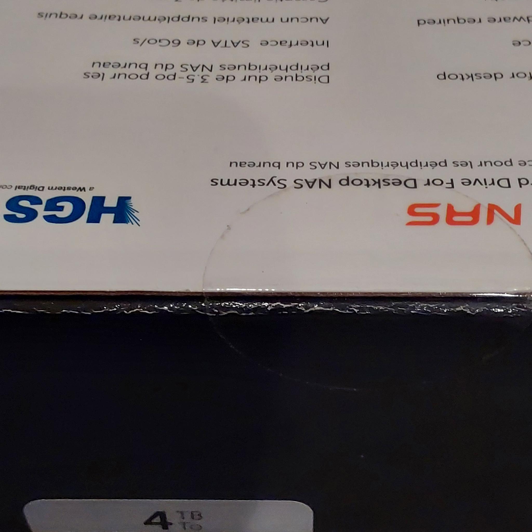 NEW HGST Deskstar 4TB NAS 3.5 in. Internal Hard Drive (Retail Kit - Model H3IKNAS4000327SN)
