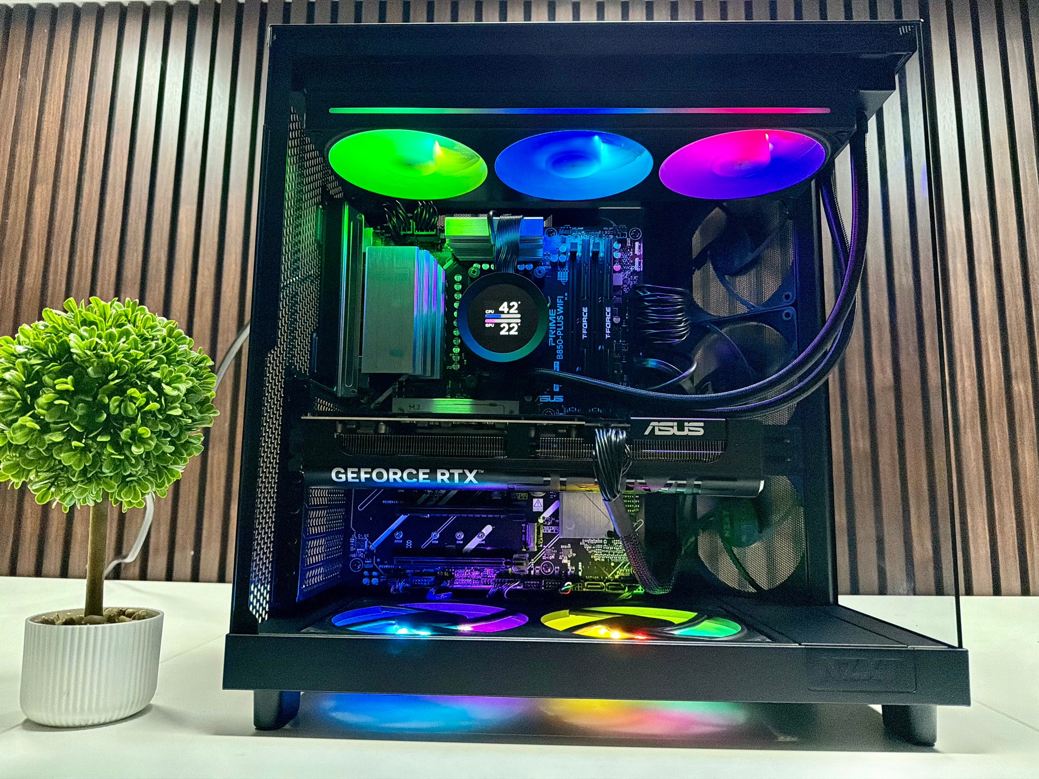 RTX 5070 | Ryzen 7600X3D | 32GB DDR5 | 1TB M.2 | 850 Watt Gold PSU Tier A | LCD AIO