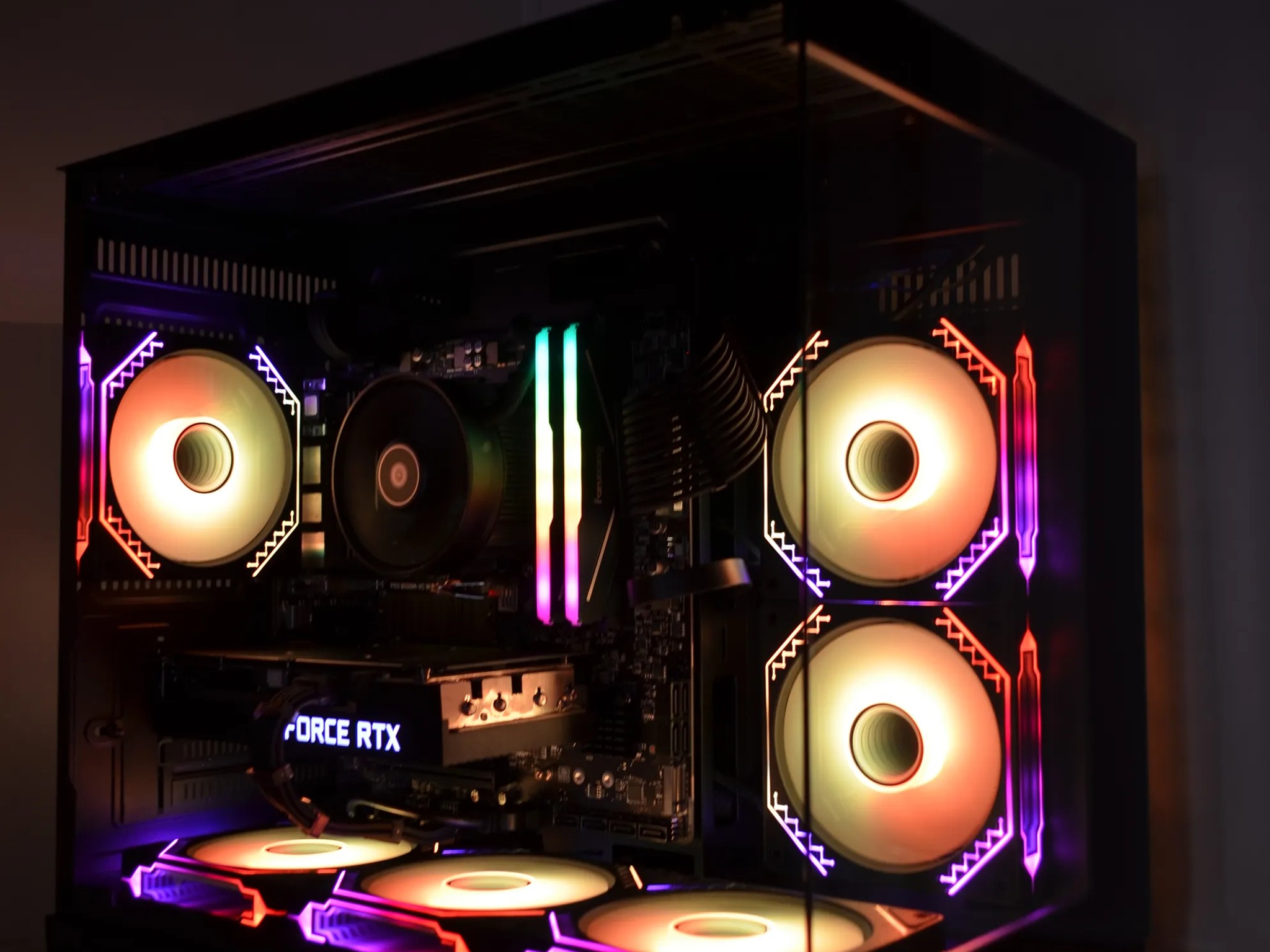 👾Dark knight⚔️ RTX 3060Ti - Ryzen 5 5500 - 1tb NVMe SSd - 16gb 3600Mhz RAM