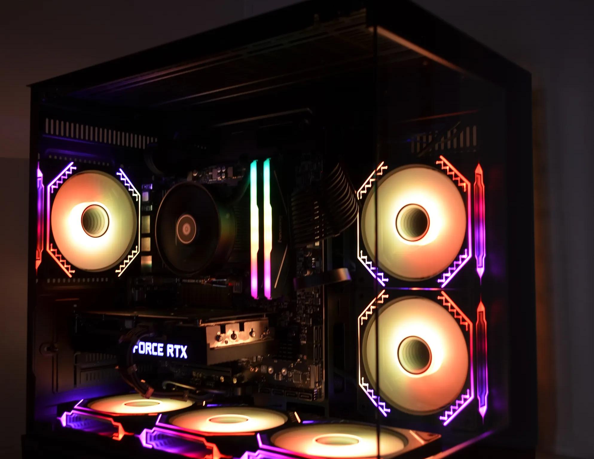 👾Dark knight⚔️ RTX 3060Ti - Ryzen 5 5500 - 1tb NVMe SSd - 16gb 3600Mhz RAM