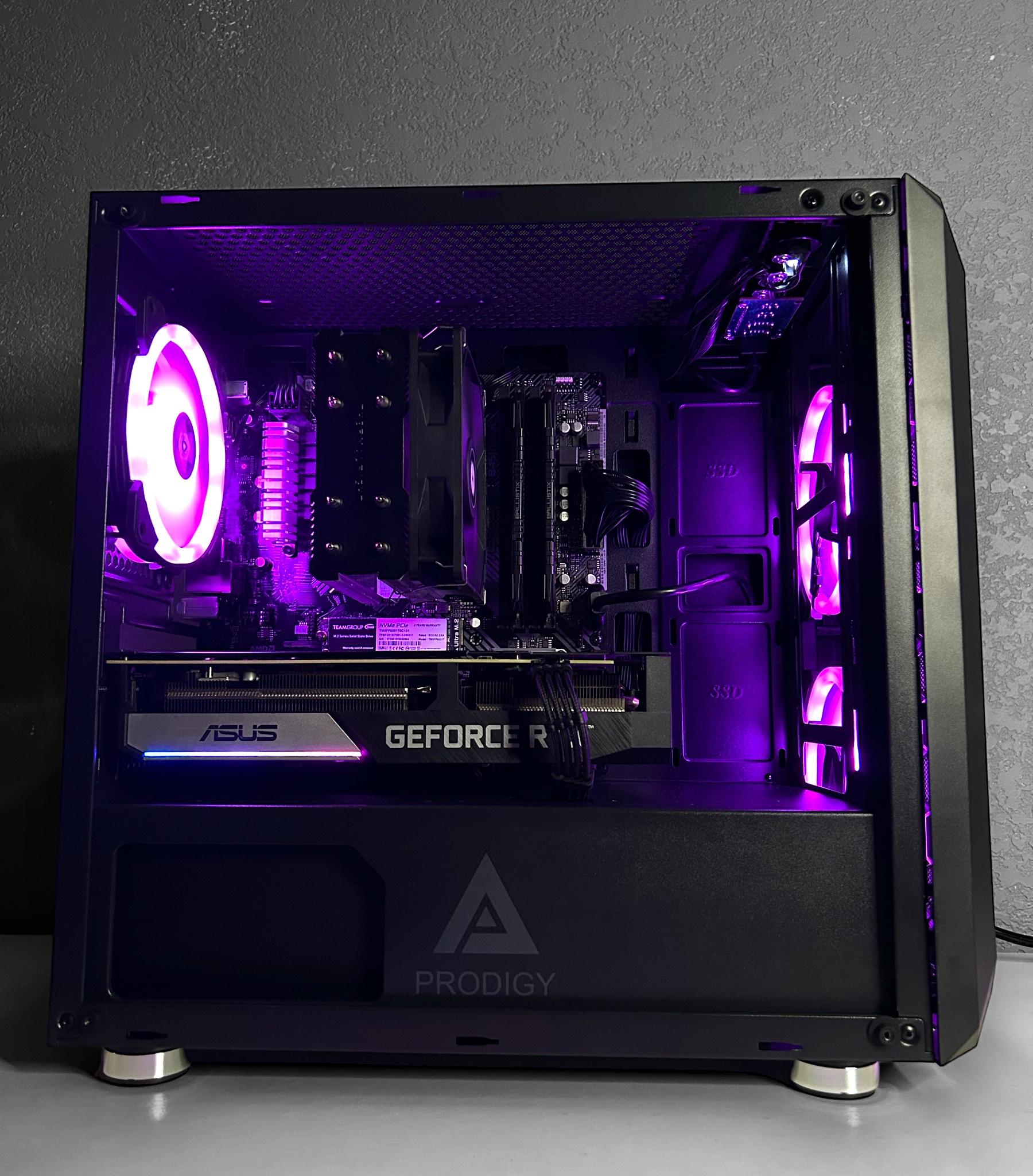 ⚫️🟣⚫️ | RTX 3060 Ti | Ryzen 5 5600 | 16GB Crucial Ballistix 3200Mhz