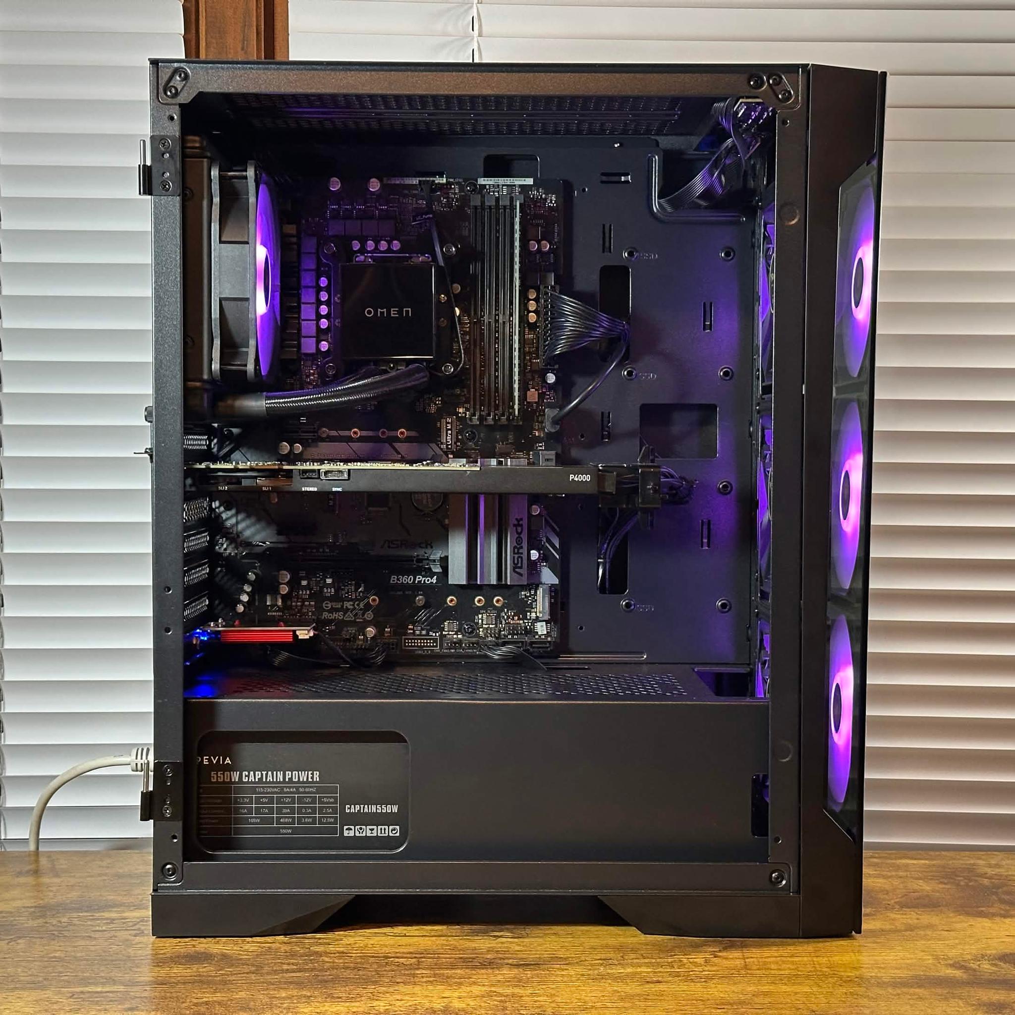 Nvidia P4000 8GB | Intel i5 8500 | 16GB DDR4 | 500GB SSD | Win11 | WIFI | 1080P Budget Gaming PC