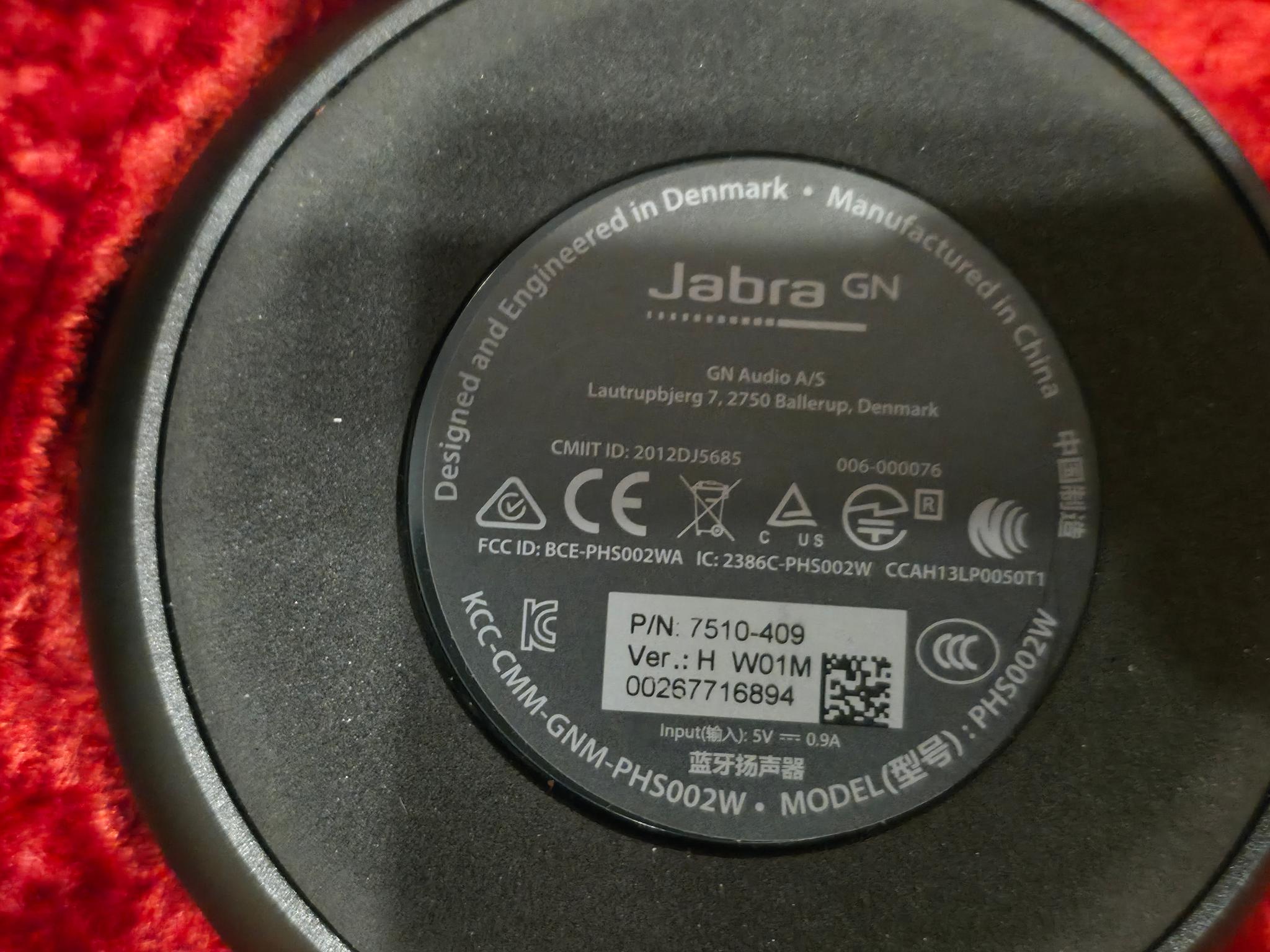 Jabra Speak 510 UC Wireless Bluetooth Speakerphone